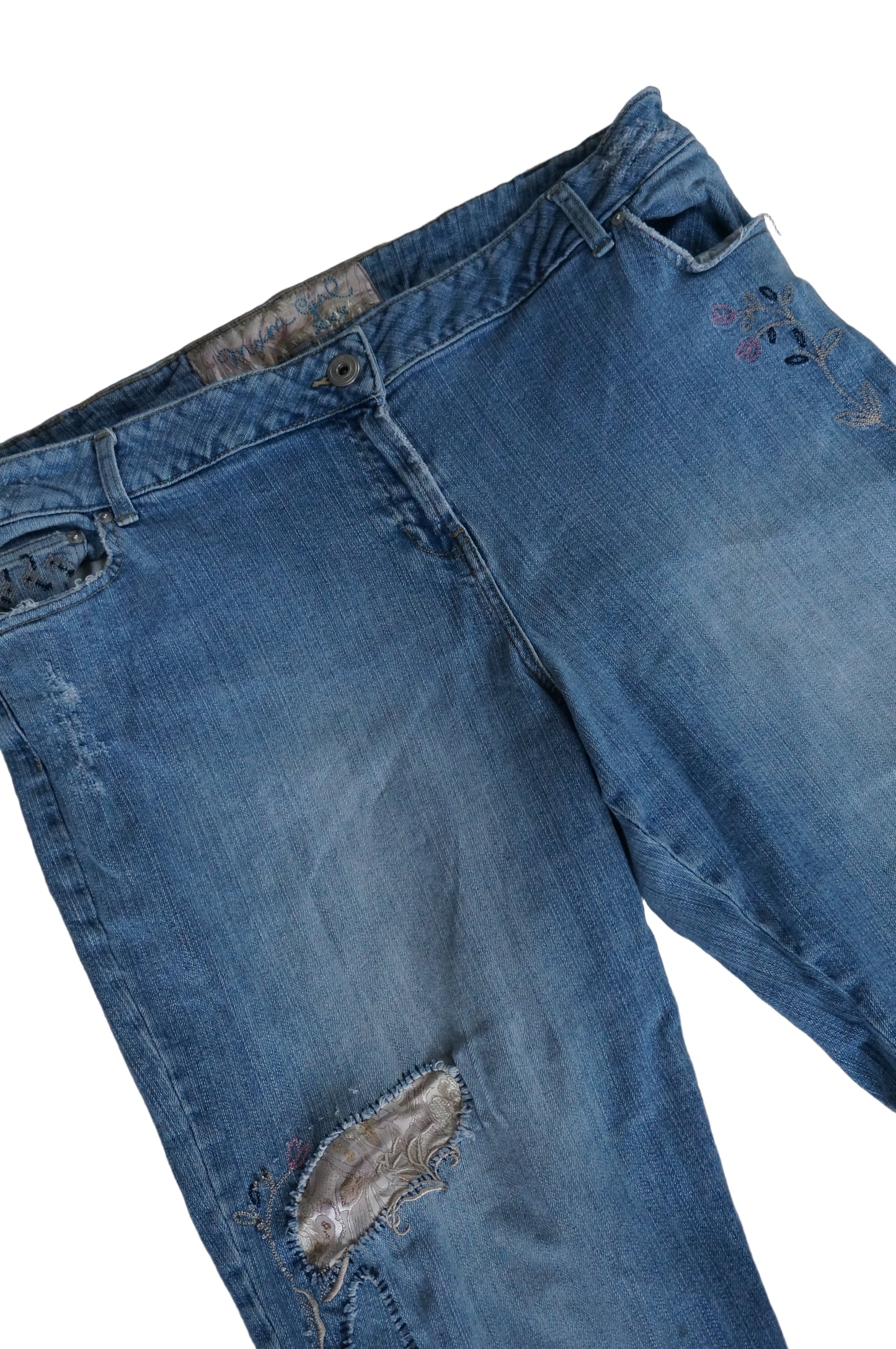 MXM Girl Light Wash Mid Rise Jeans - Size 22