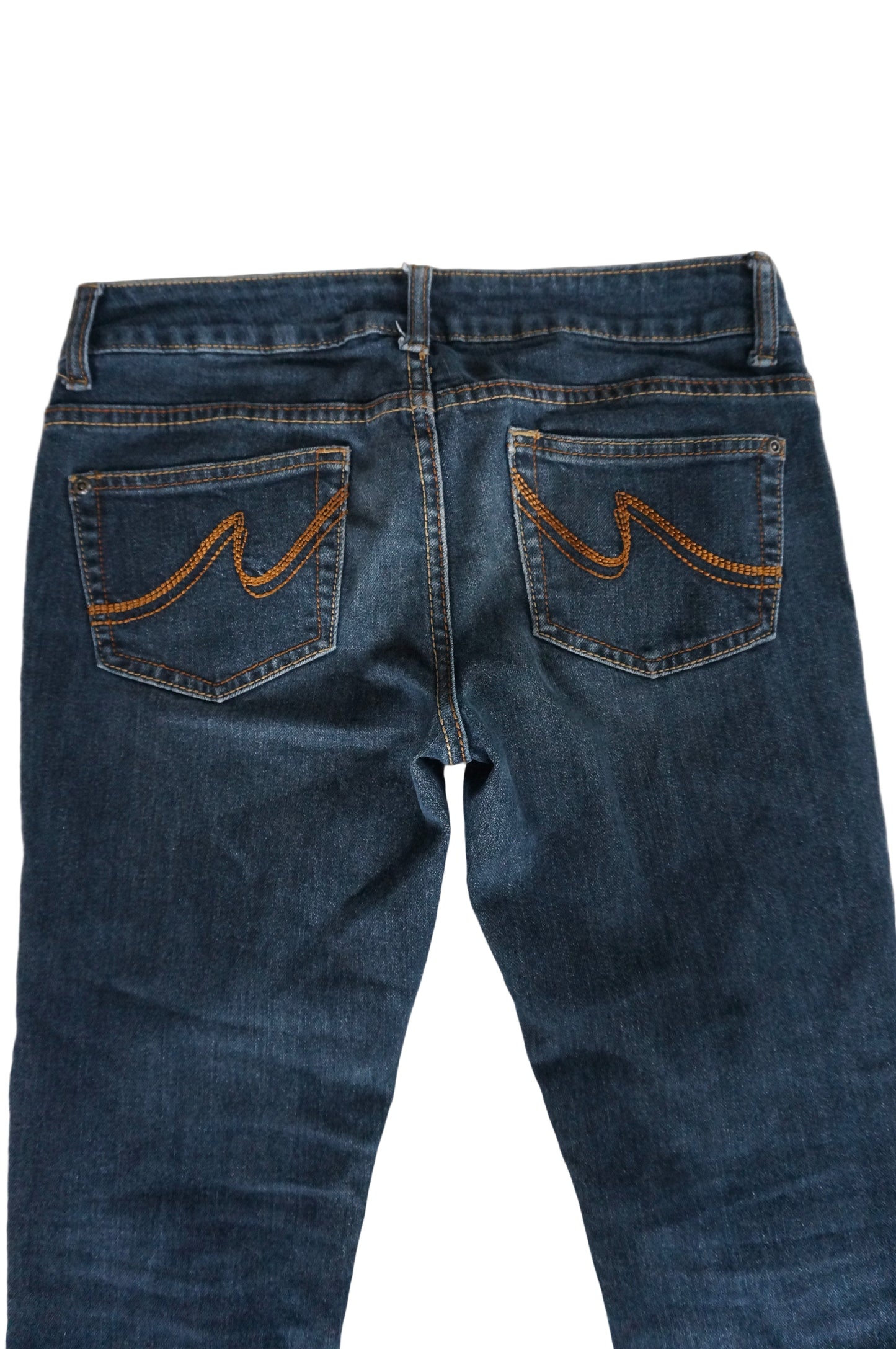 Vintage Dark Wash Skinny Jeans - Size 7