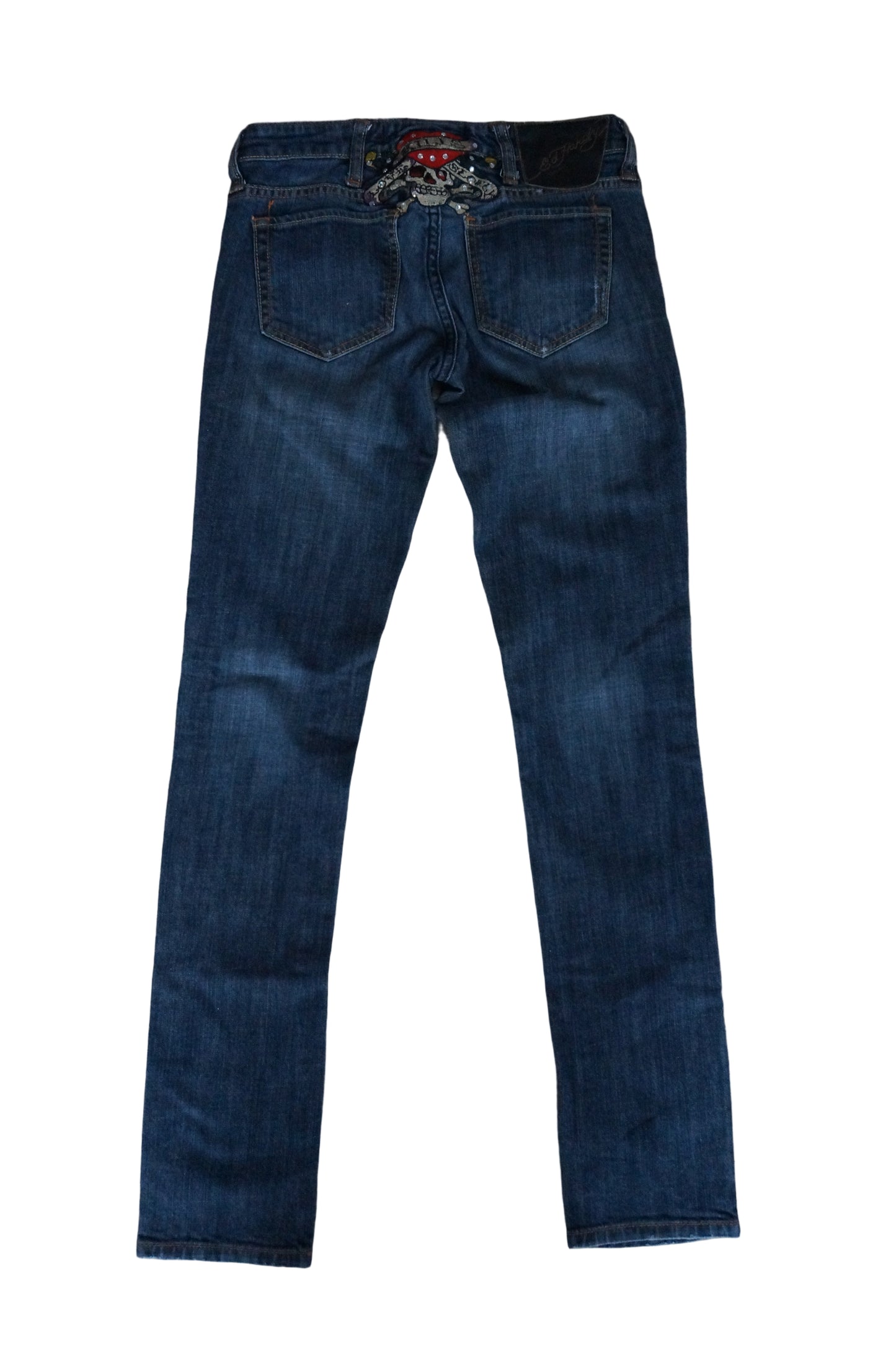 Vintage Low Rise Ed Hardy Skinny Jeans - Size 3
