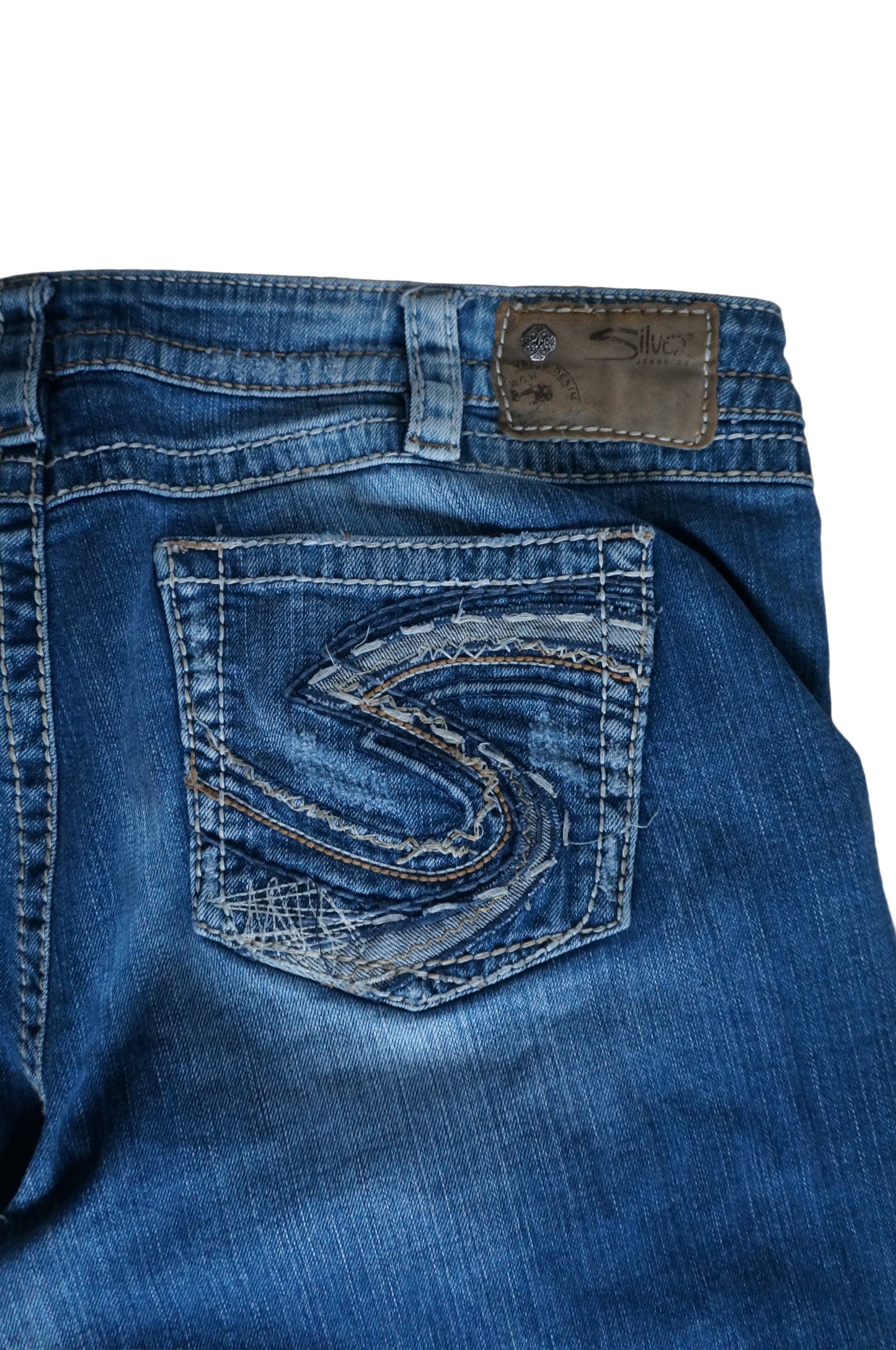 Mid Rise Boot Cut Jeans - Size 18