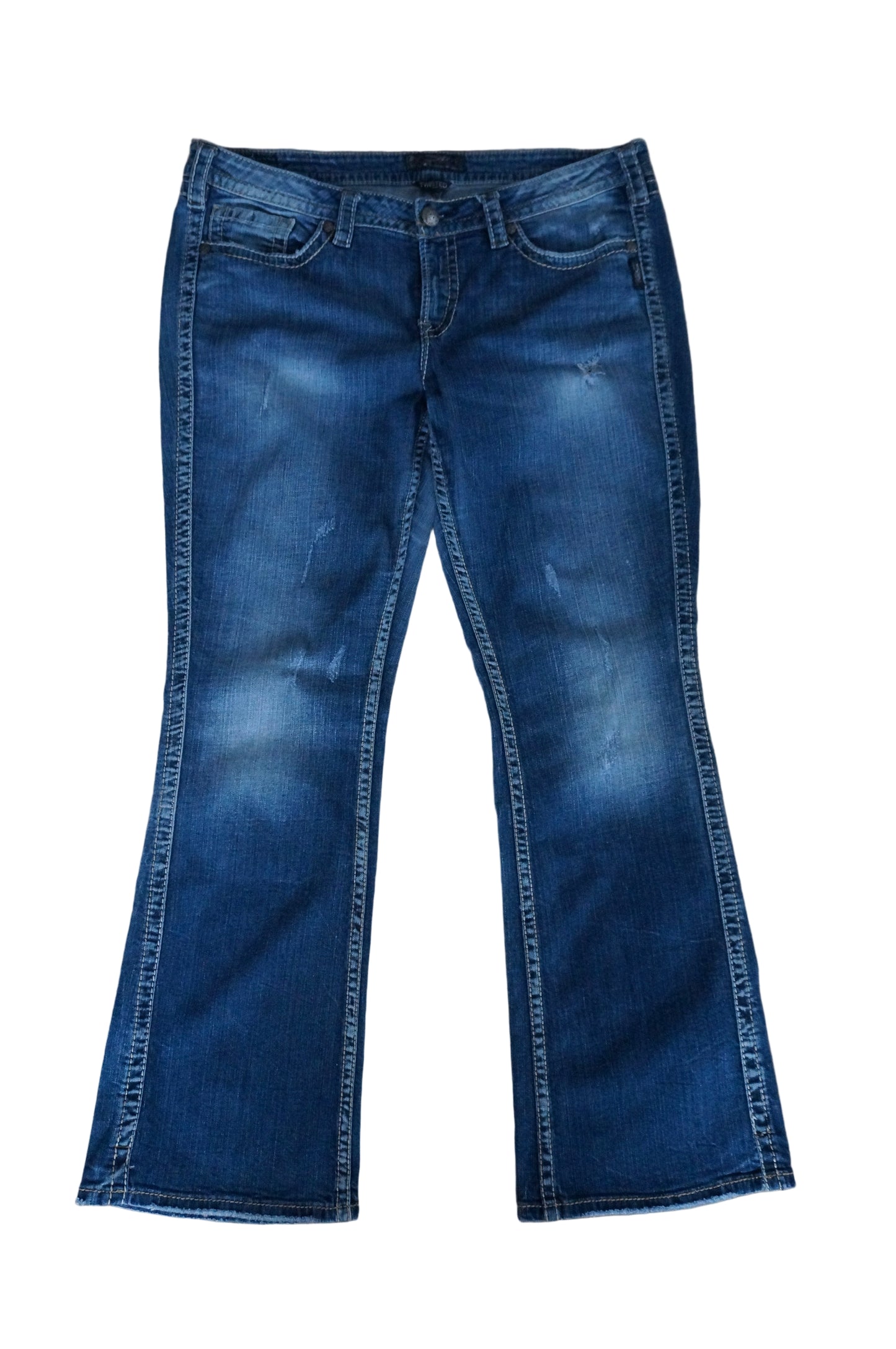 Mid Rise Boot Cut Jeans - Size 18