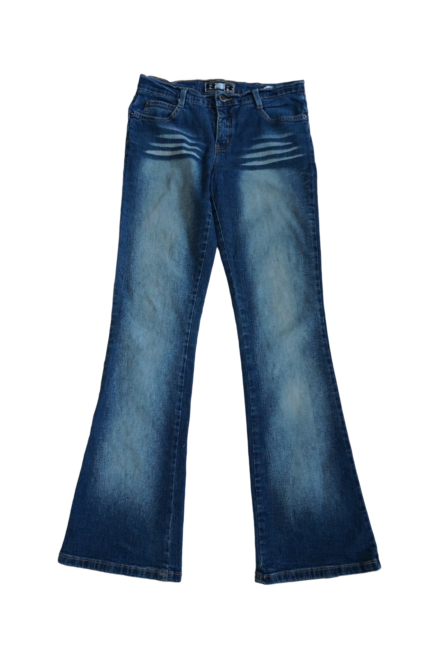 R4R Dark Wash Boot Cut Jeans - Size 8