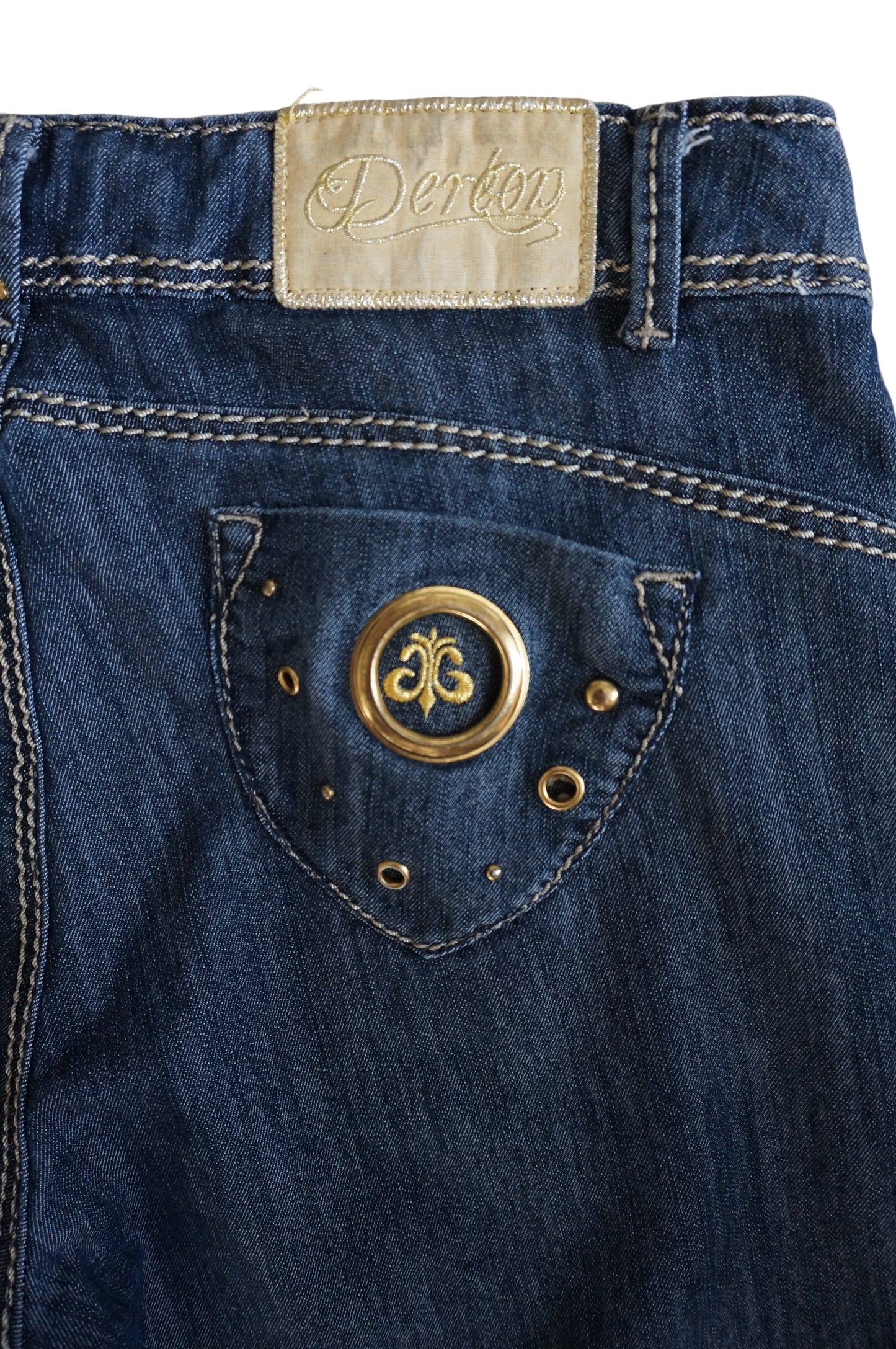 Vintage Dark Wash Boot Cut Deréon Jeans - Size 16