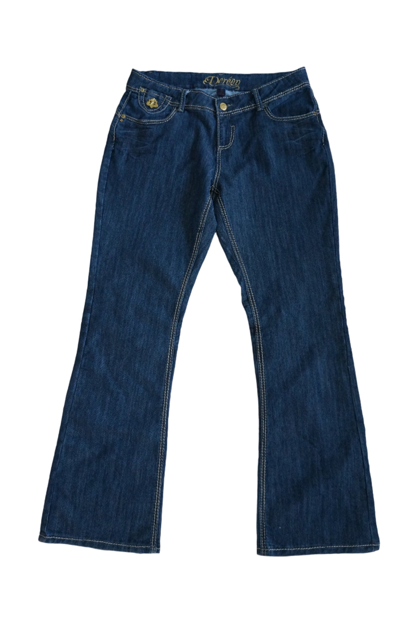 Vintage Dark Wash Boot Cut Deréon Jeans - Size 16