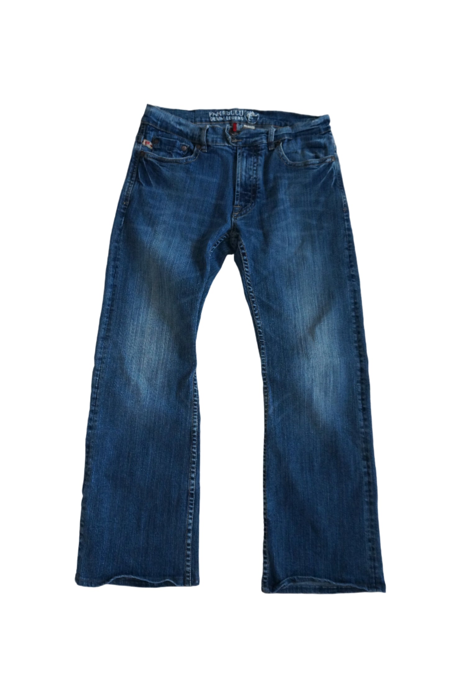 Mid Wash Parasuco Boot Cut Jeans - Size 13
