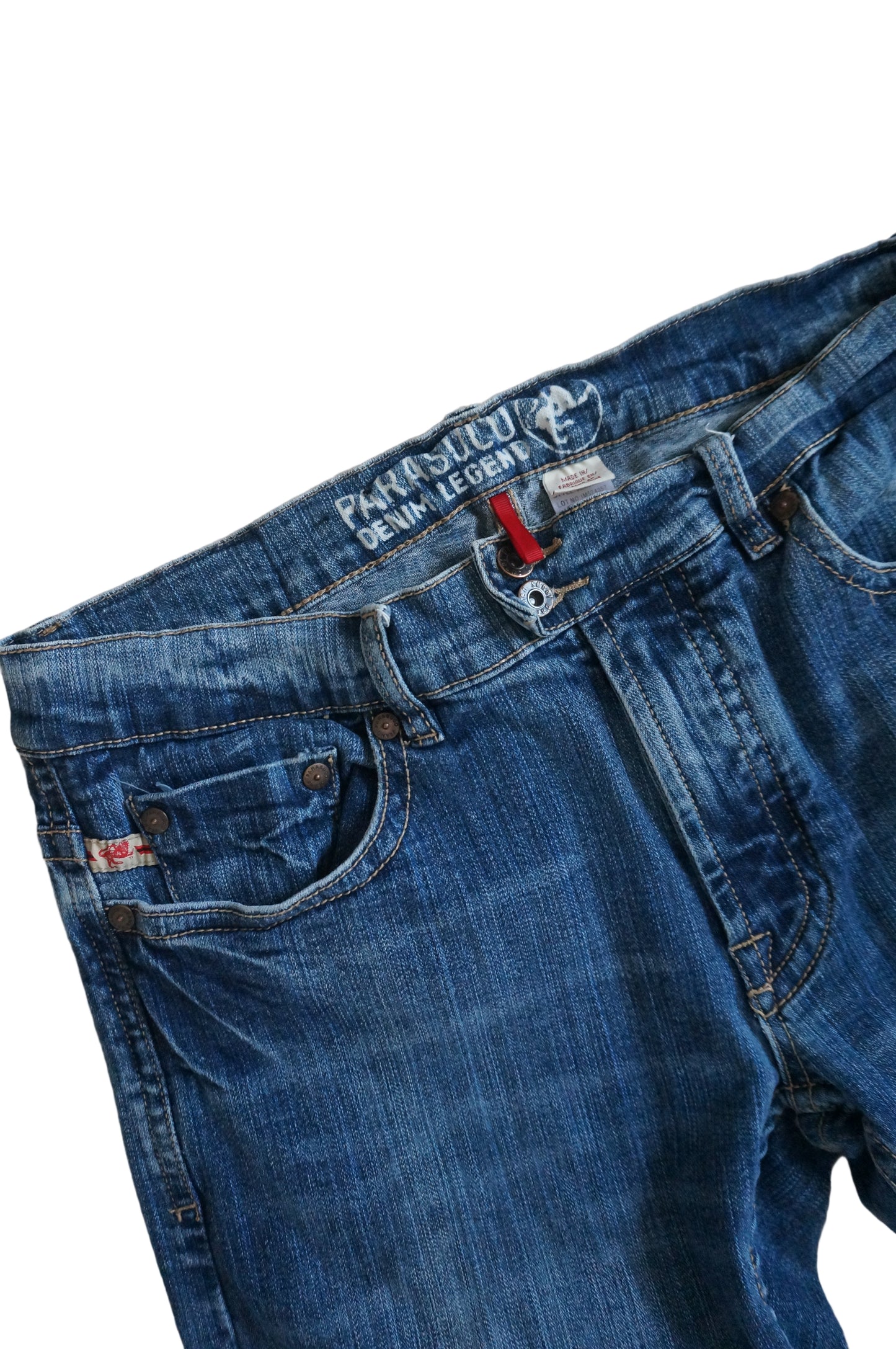 Mid Wash Parasuco Boot Cut Jeans - Size 13