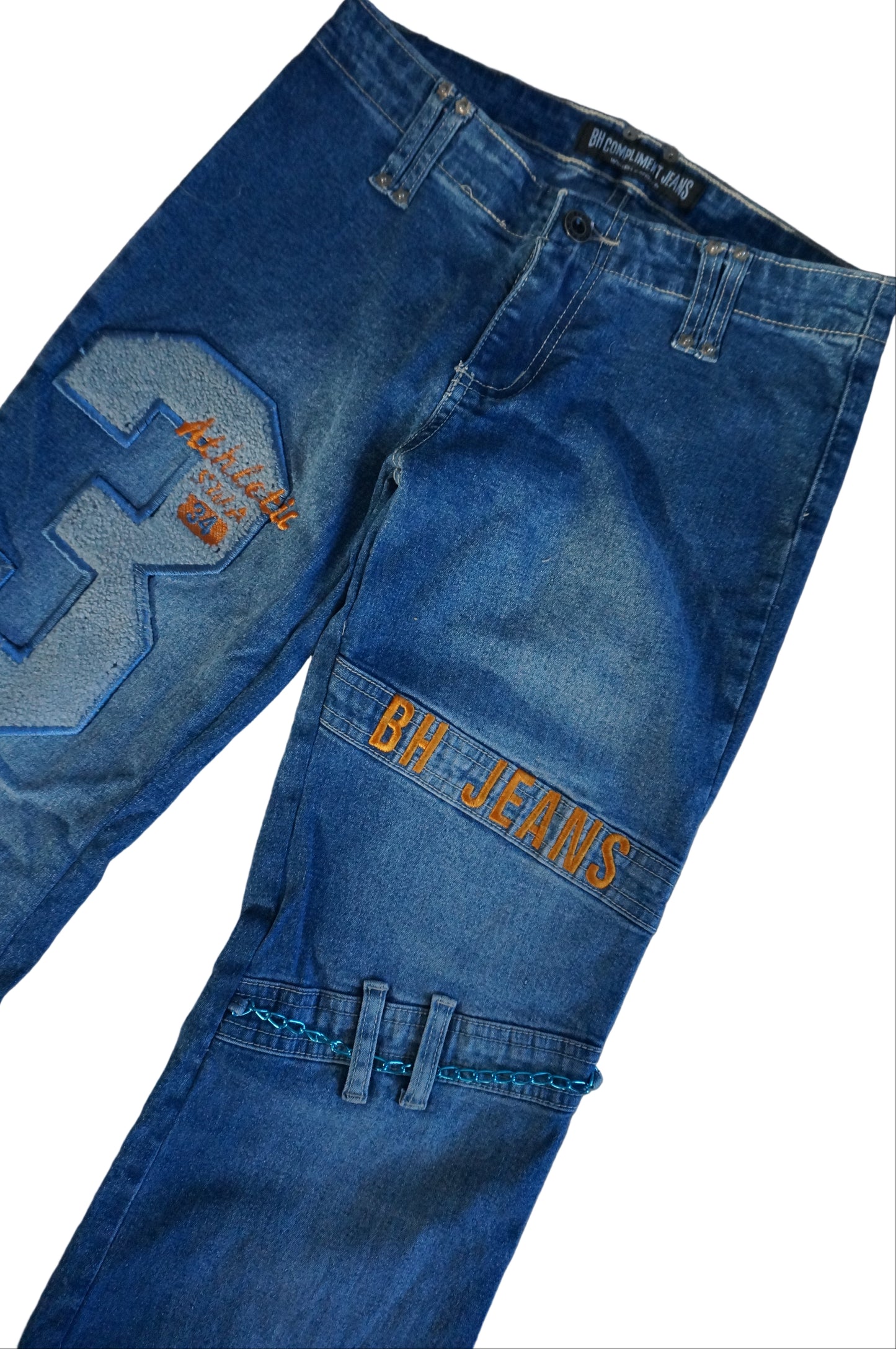 Low Rise Racer Girl Jeans - Size 4