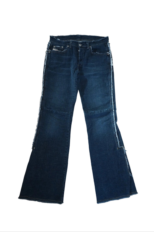 Vintage Diesel Distressed Mid Rise Bootcut Jeans - Size 8