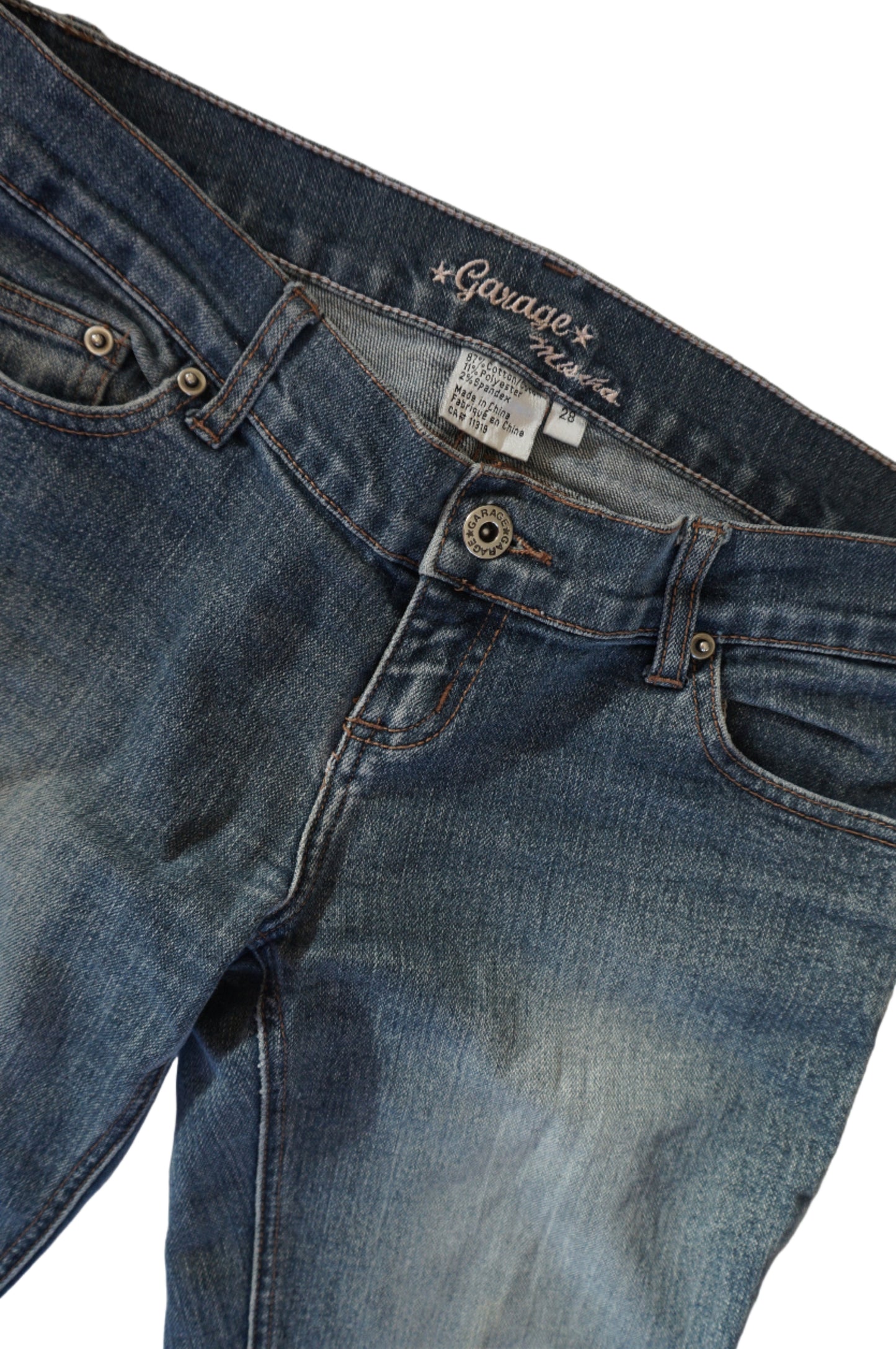 Vintage Garage Low rise Jeans - Size 5