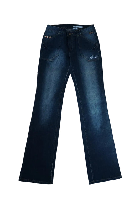 Vintage Akademiks Mid Rise Straight Leg Jeans - Size 5
