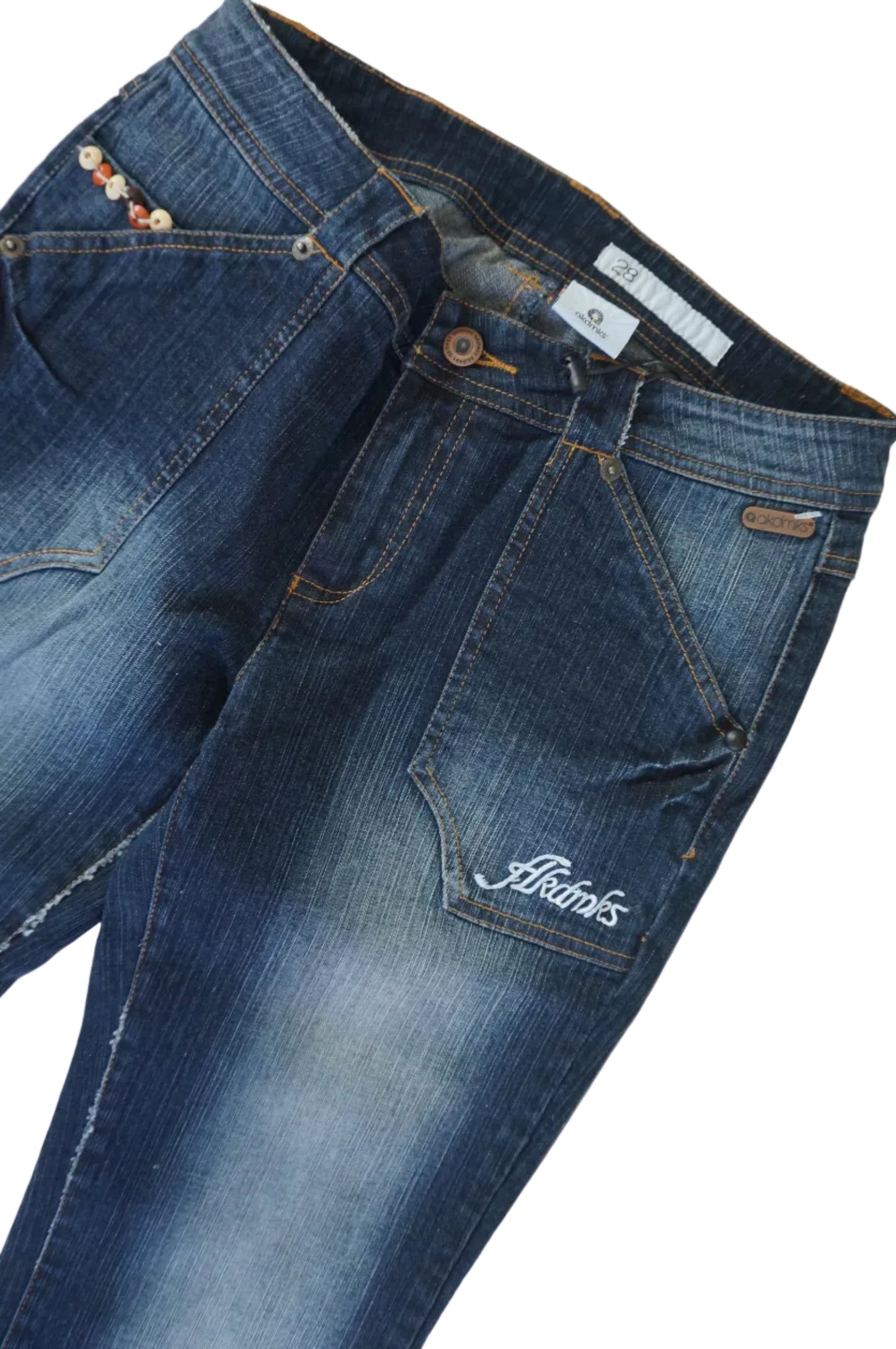 Vintage Akademiks Mid Rise Straight Leg Jeans - Size 5