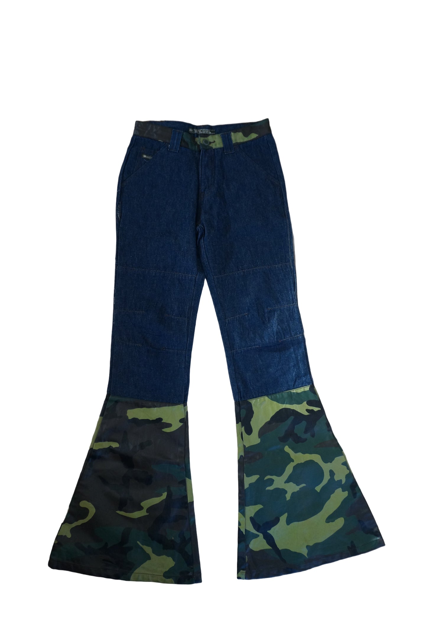 Macgirl Camo Rave Bell Bottom Jeans - Size 3