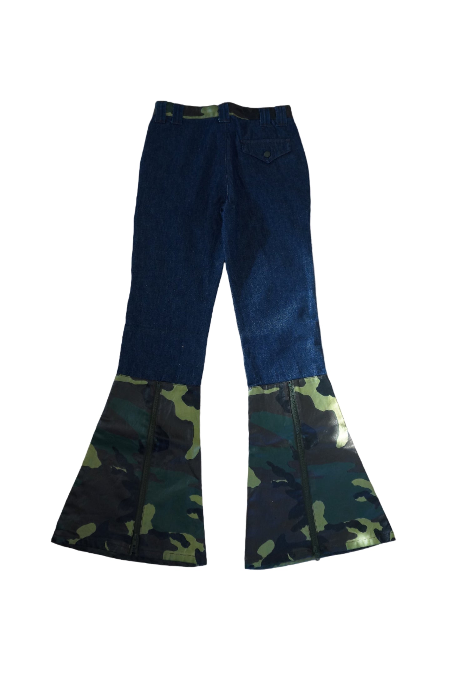 Macgirl Camo Rave Bell Bottom Jeans - Size 3