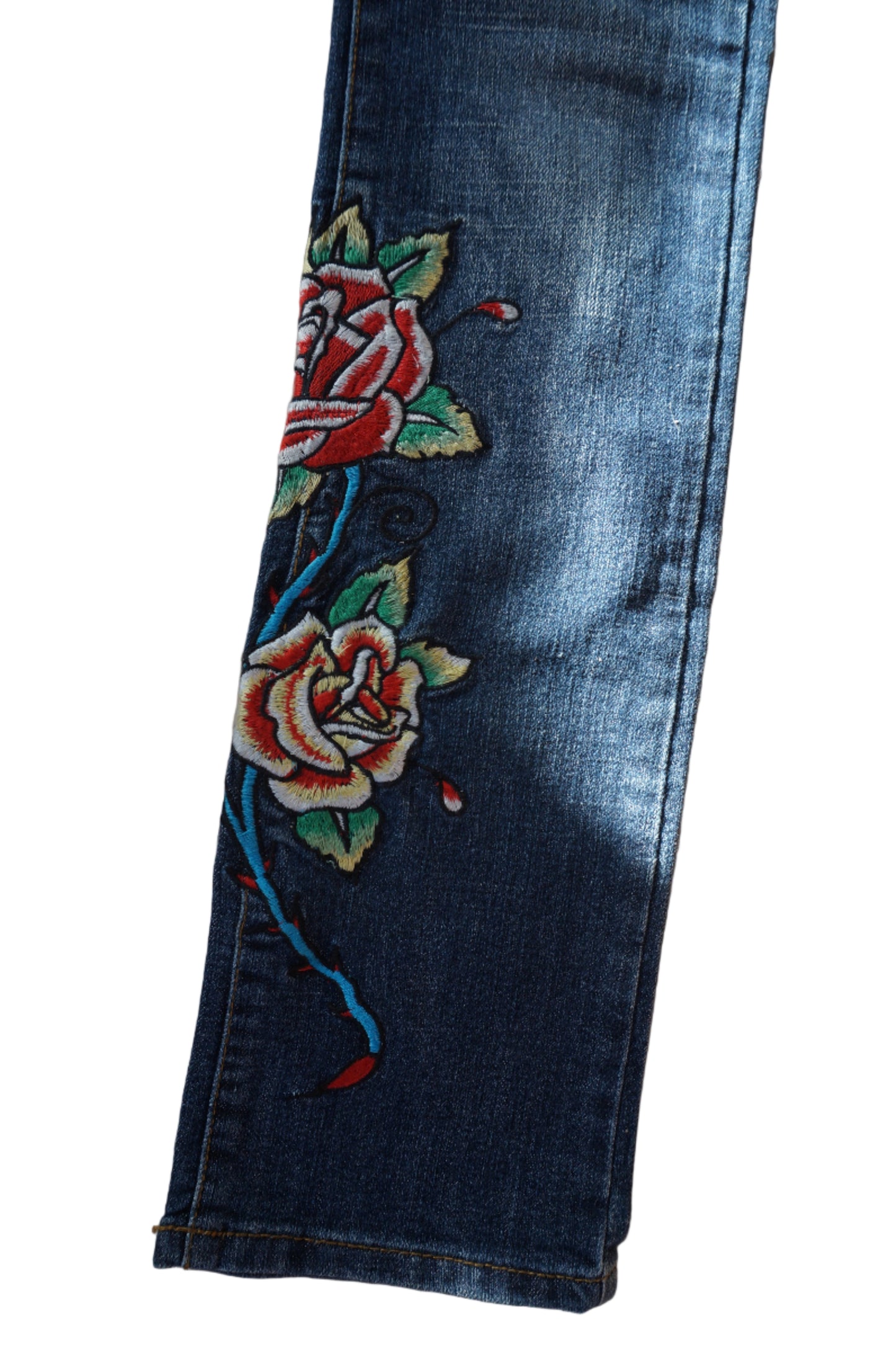 Vintage Ultra Low Rise Ed Hardy Skinny Jeans - Size 4