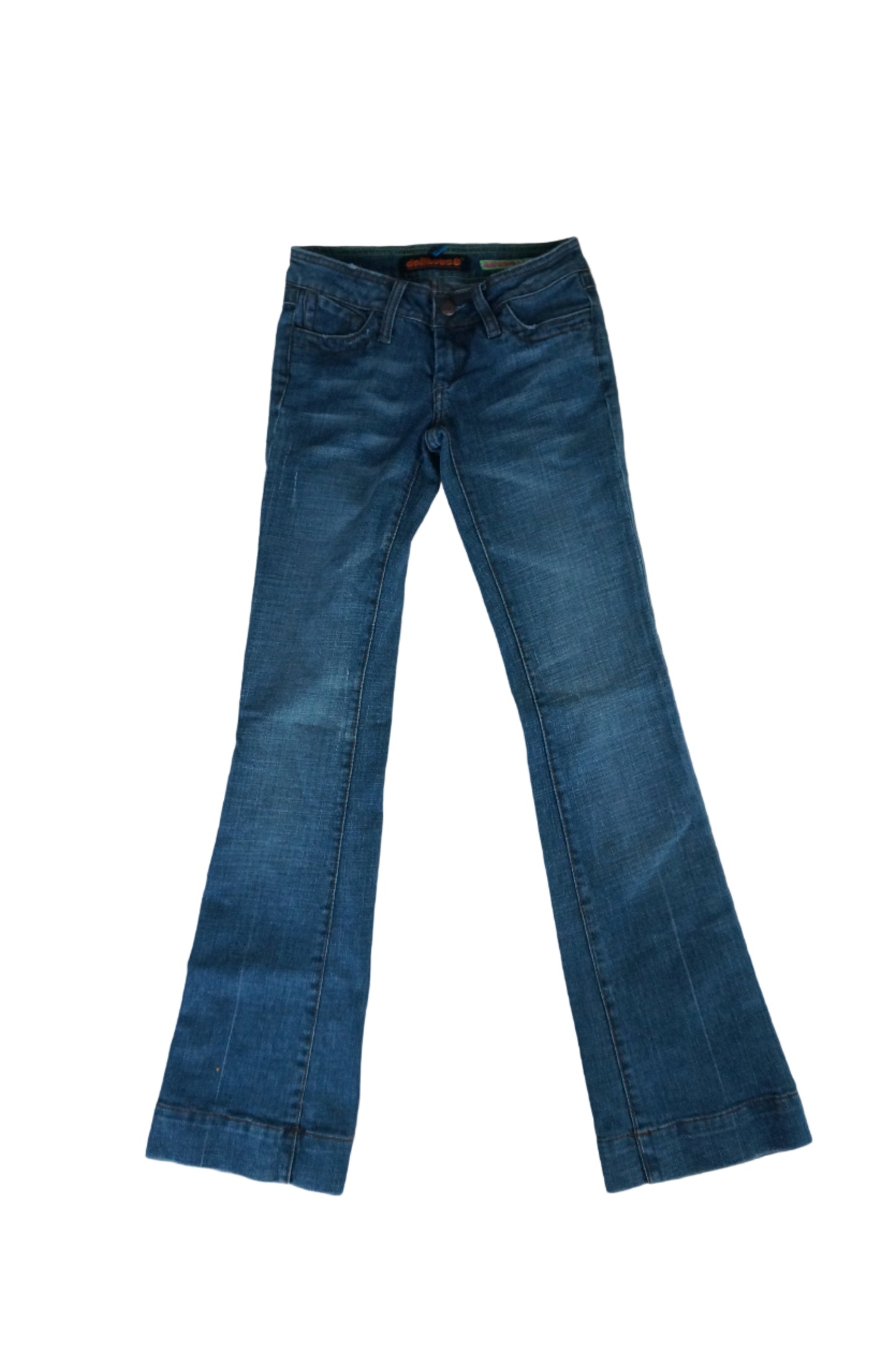 Vintage Low Rise Mid Wash Dollhouse Jeans - Size 0 & 1