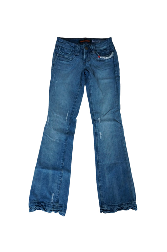 Vintage Dollhouse Bootcut Jeans - Size 0