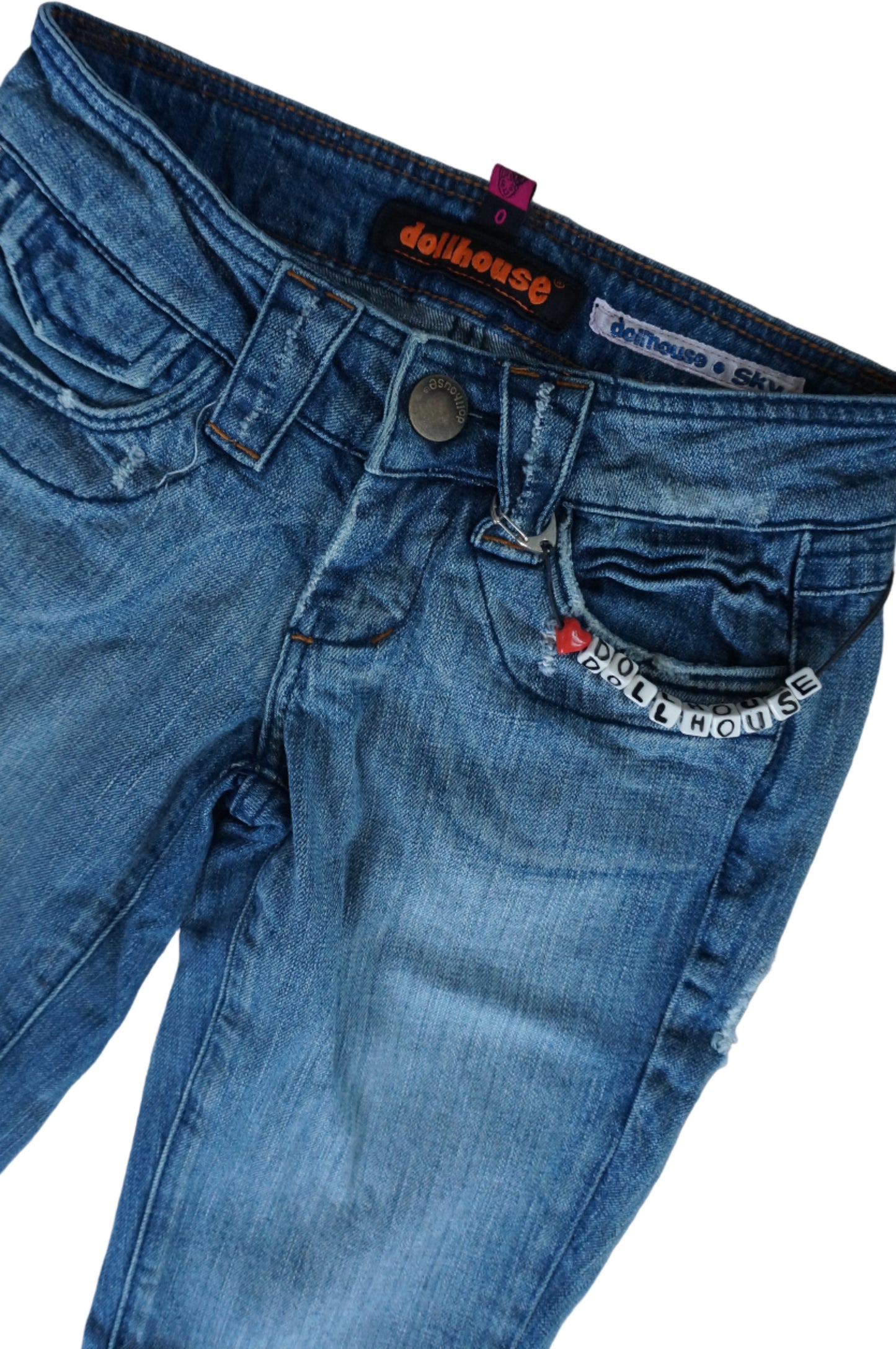 Vintage Dollhouse Bootcut Jeans - Size 0