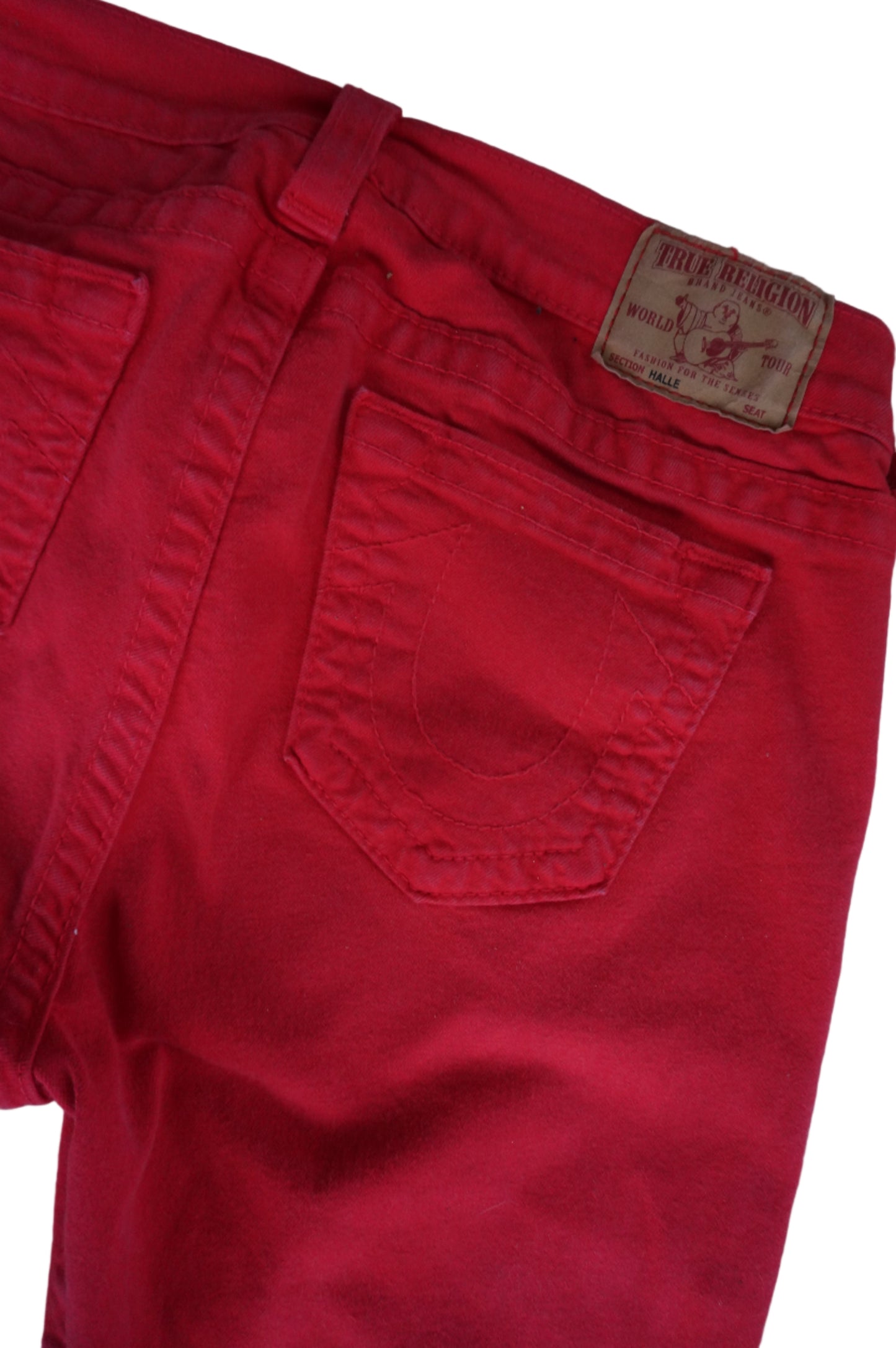 Vintage Red True Religion Skinny Jeans - Size 8