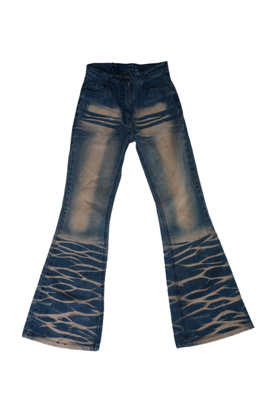 Vintage Here & There Ultra Flare Jeans - Size 2/3