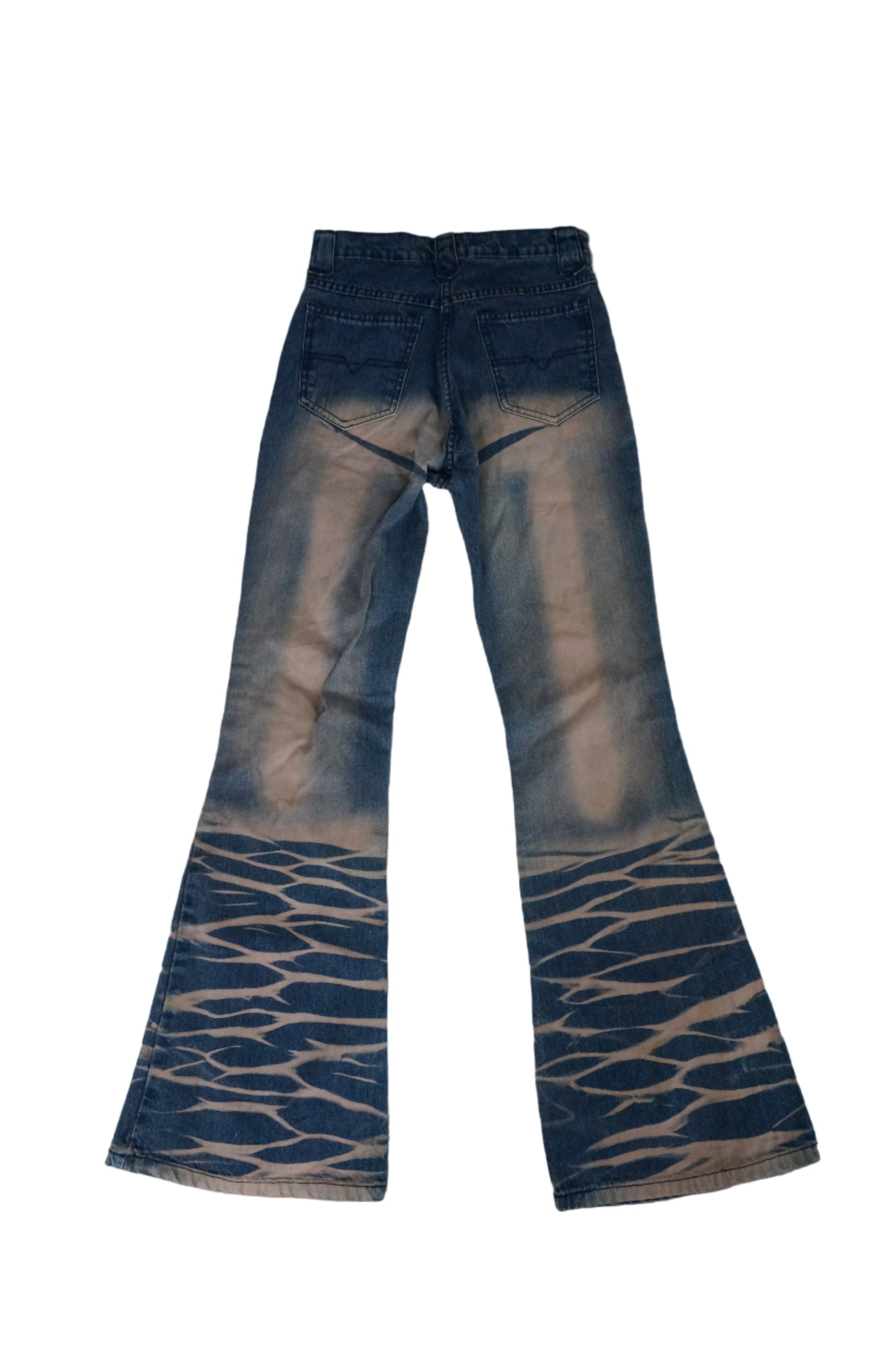 Vintage Here & There Ultra Flare Jeans - Size 2/3