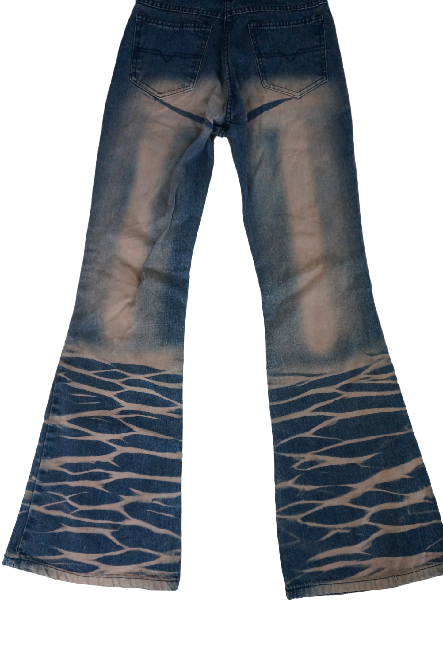 Vintage Here & There Ultra Flare Jeans - Size 2/3