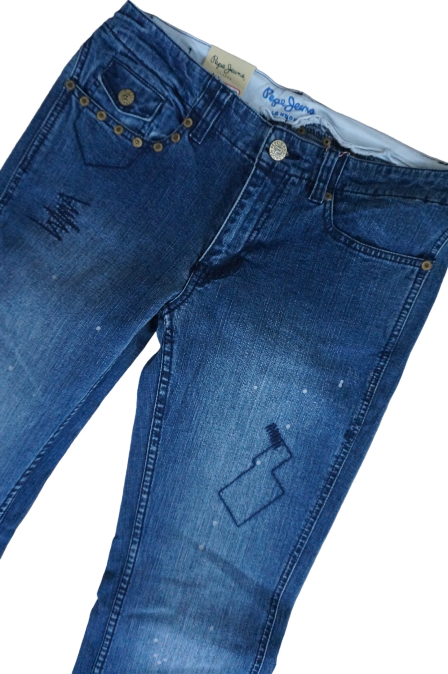 Pepe Jeans Boot Cut Mid Rise Jeans - Size 6