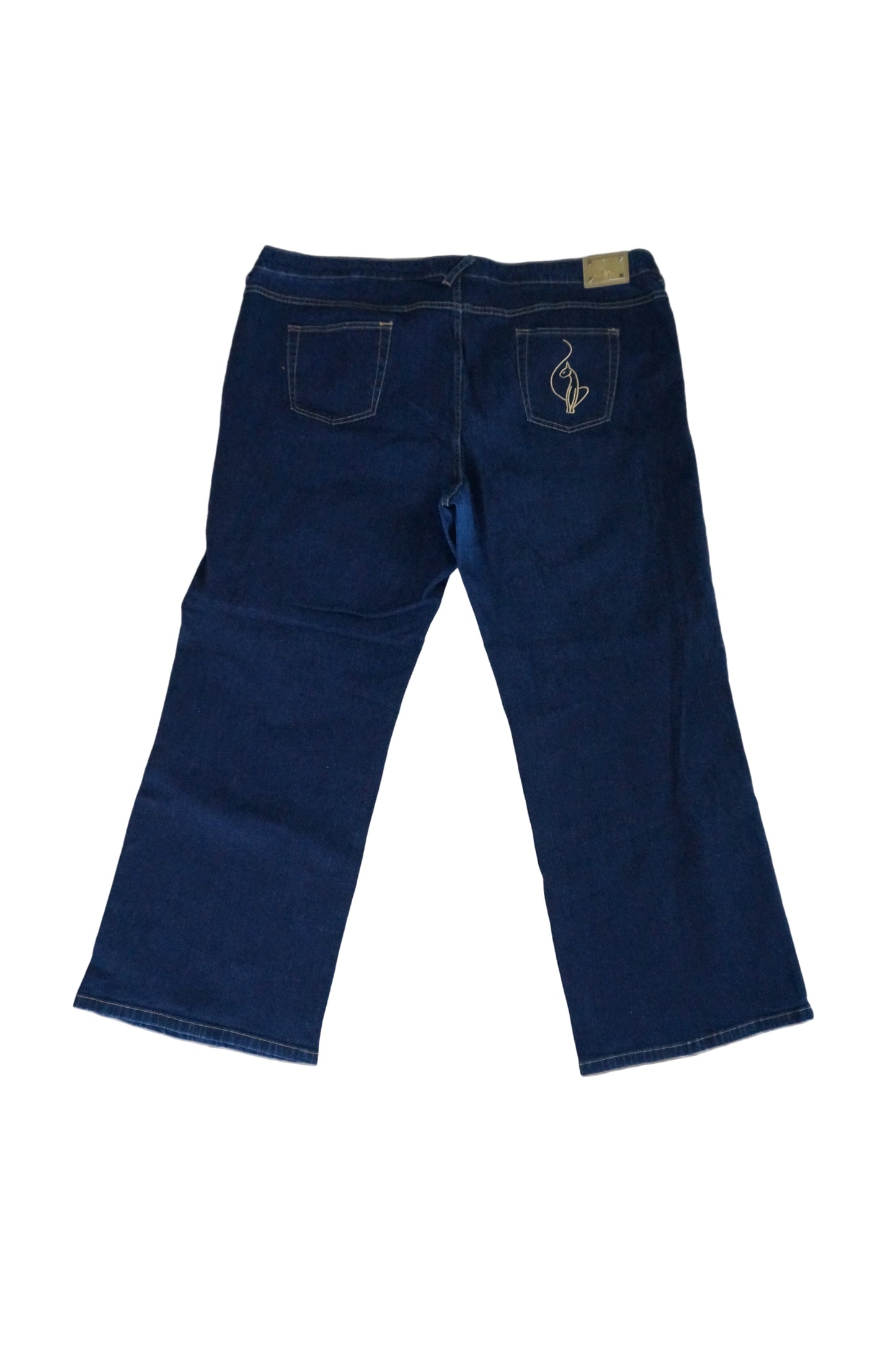 Vintage Dark Wash Baby Phat Jeans - Size 24