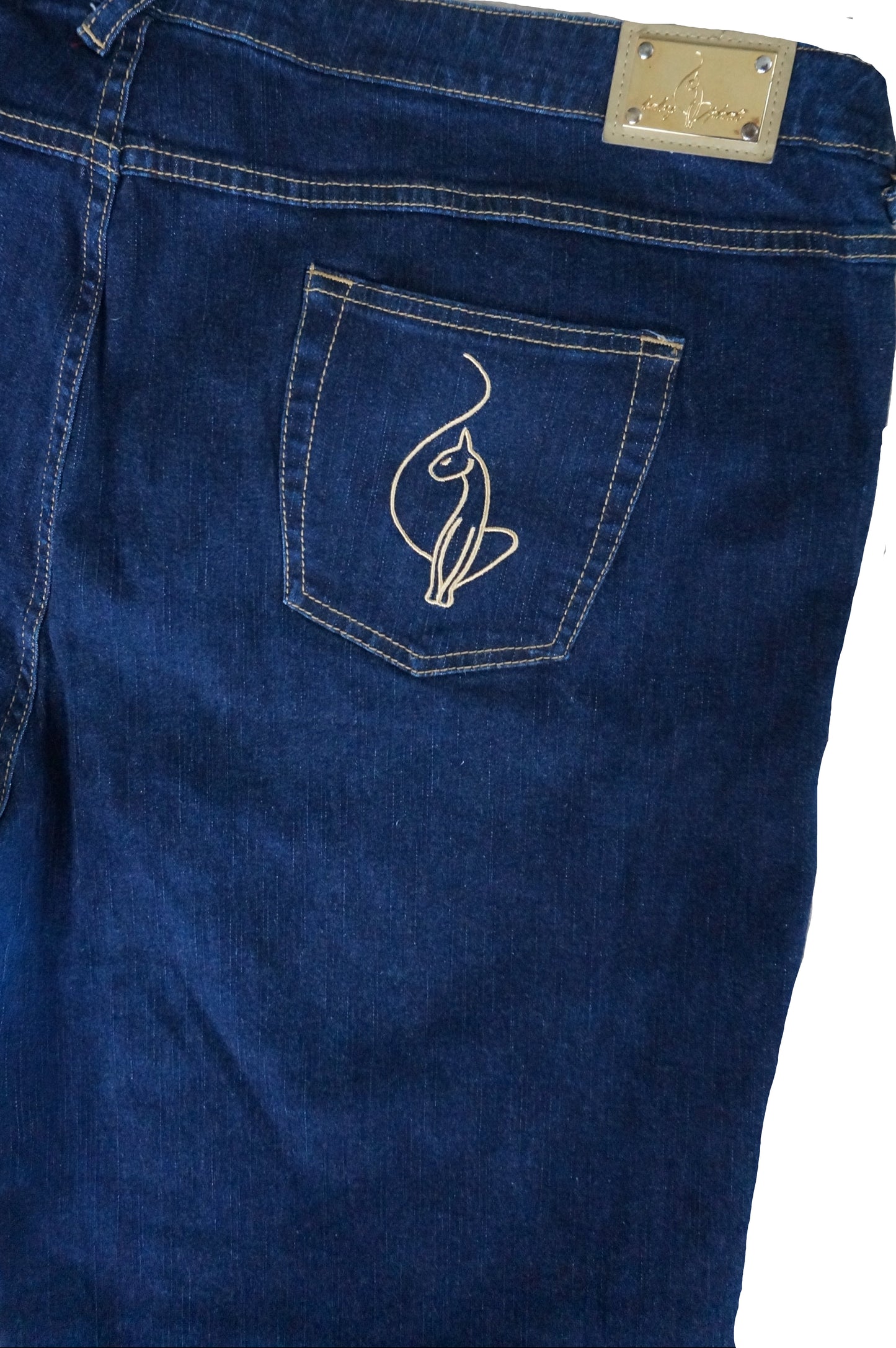 Vintage Dark Wash Baby Phat Jeans - Size 24