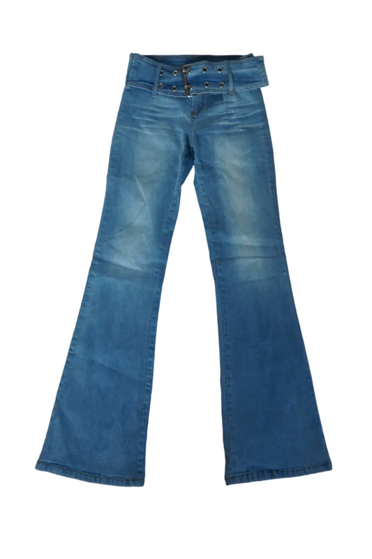 Vintage Zozo Mid Rise Flare Jeans - Size 1