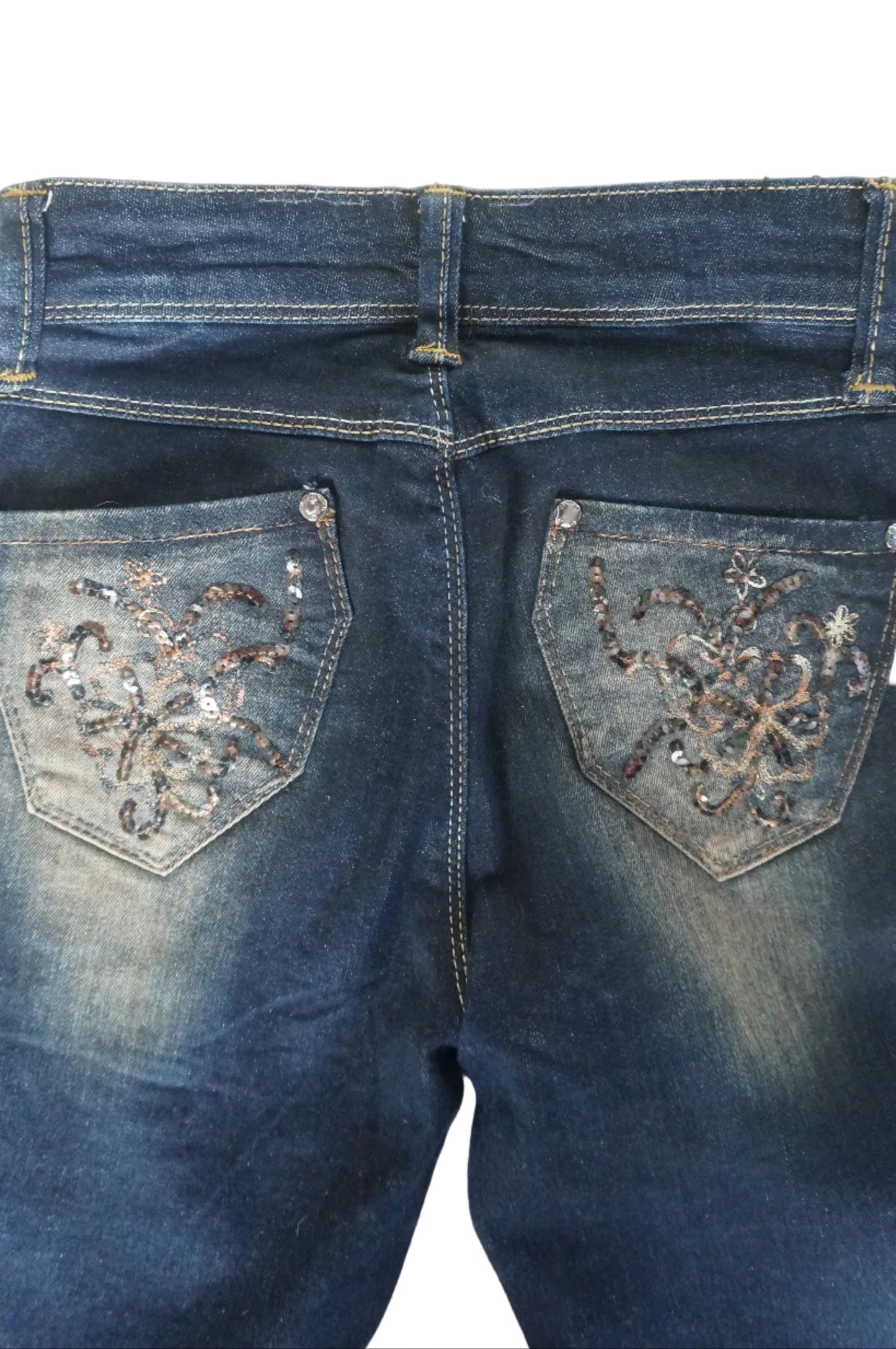 Vintage Vitrin Designs Mid Rise Skinny Jeans - Size 2