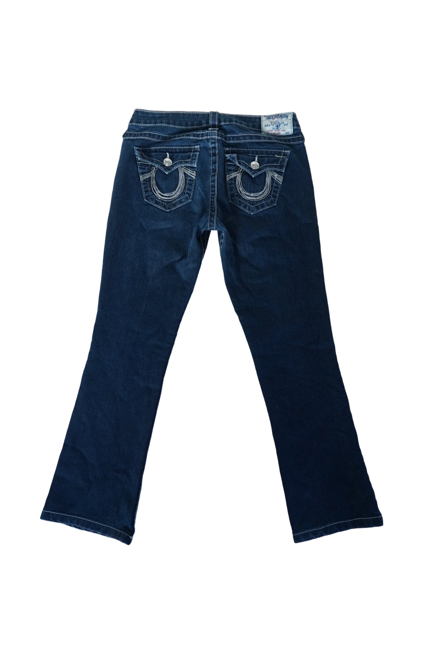 Vintage True Religious Low Rise Straight Leg Jeans - Size 5