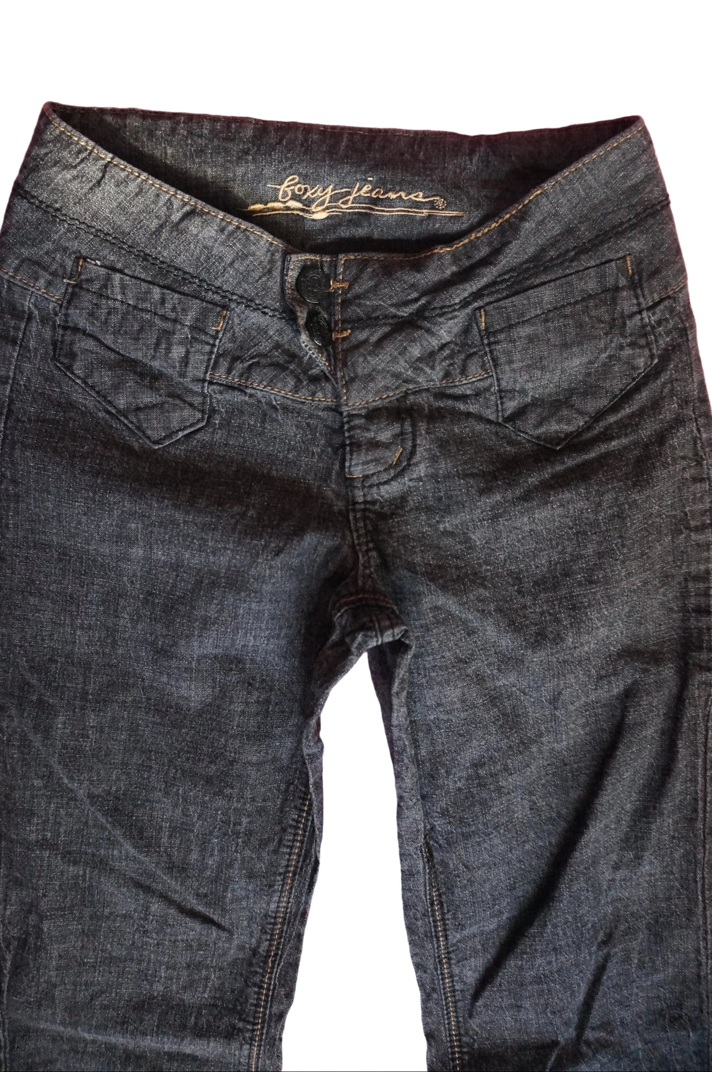 Vintage Parasuco Low Rise Flare Jeans - Size 1