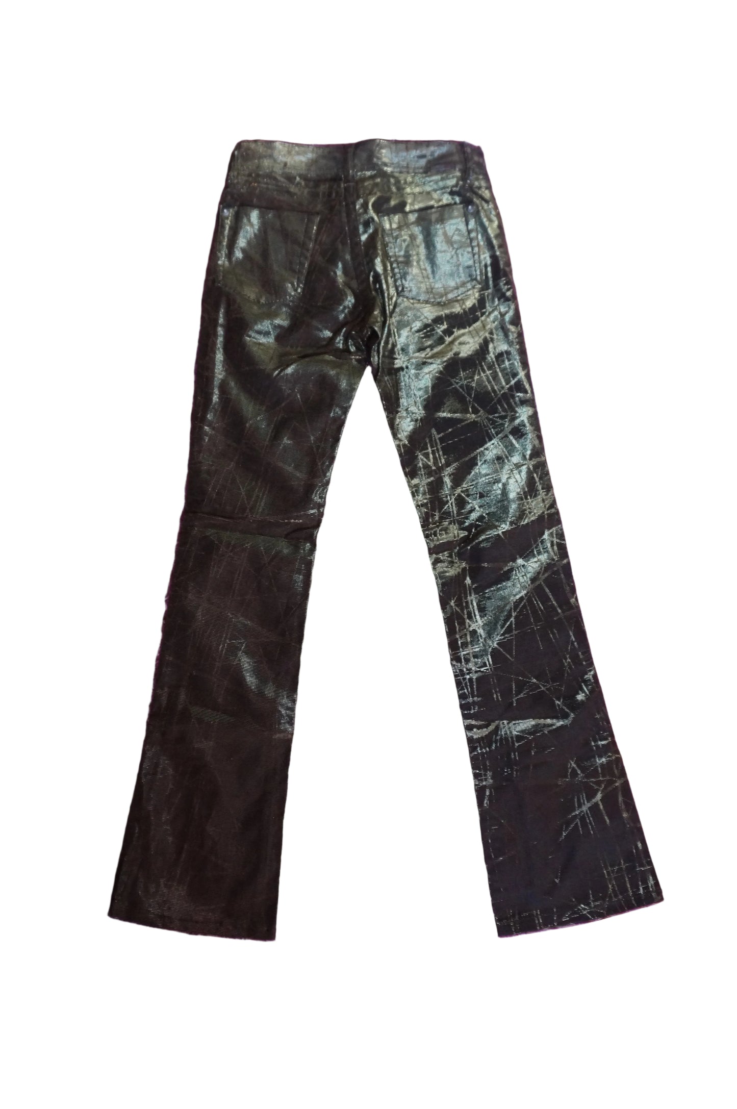 Vintage Gold Low Rise Jeans - Size 0