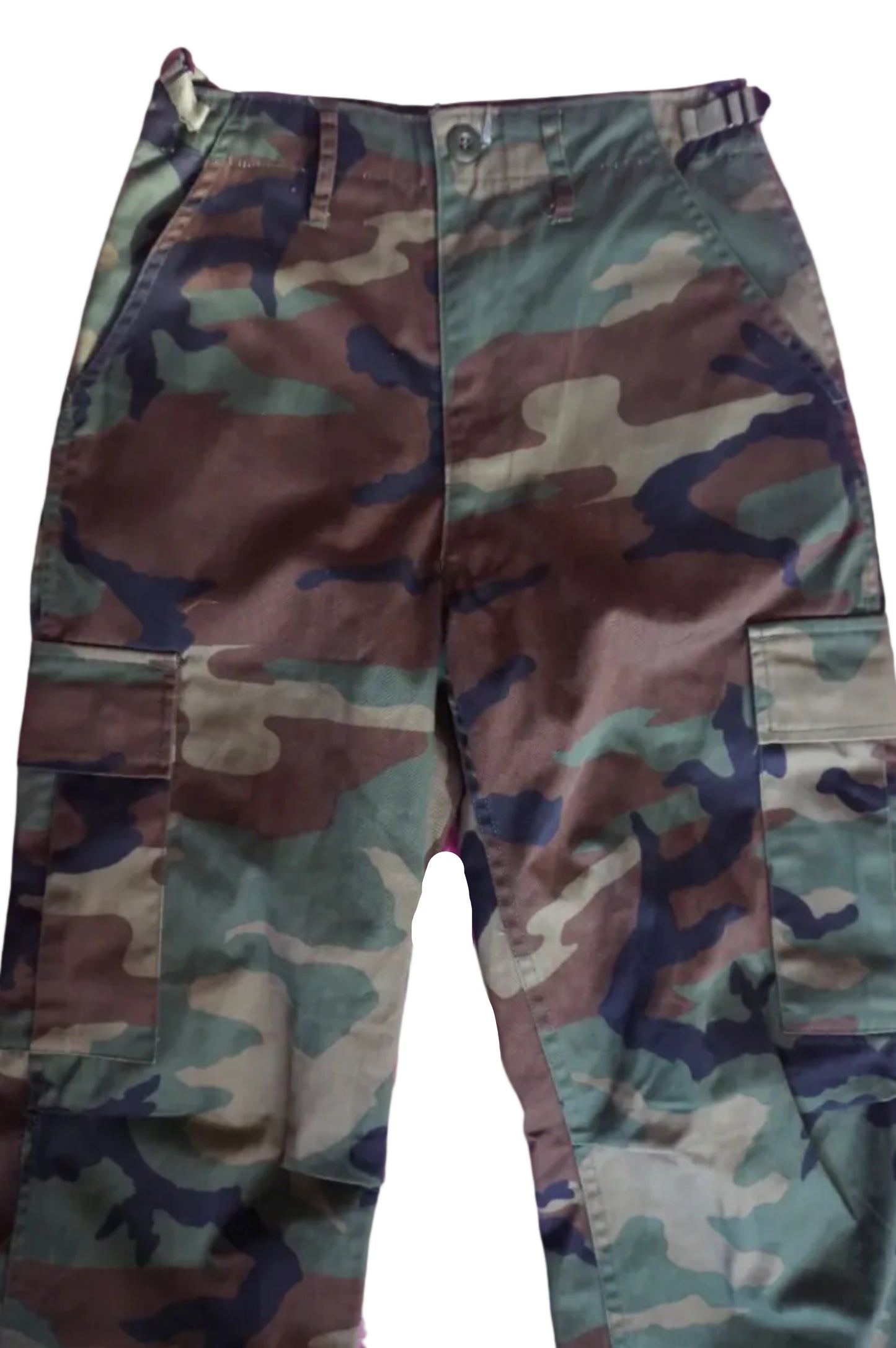 Vintage Camouflage Cargo Pants - Size 0-4