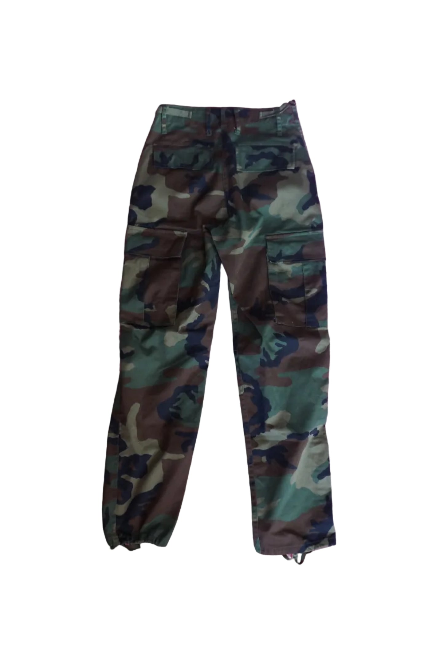 Vintage Camouflage Cargo Pants - Size 0-4