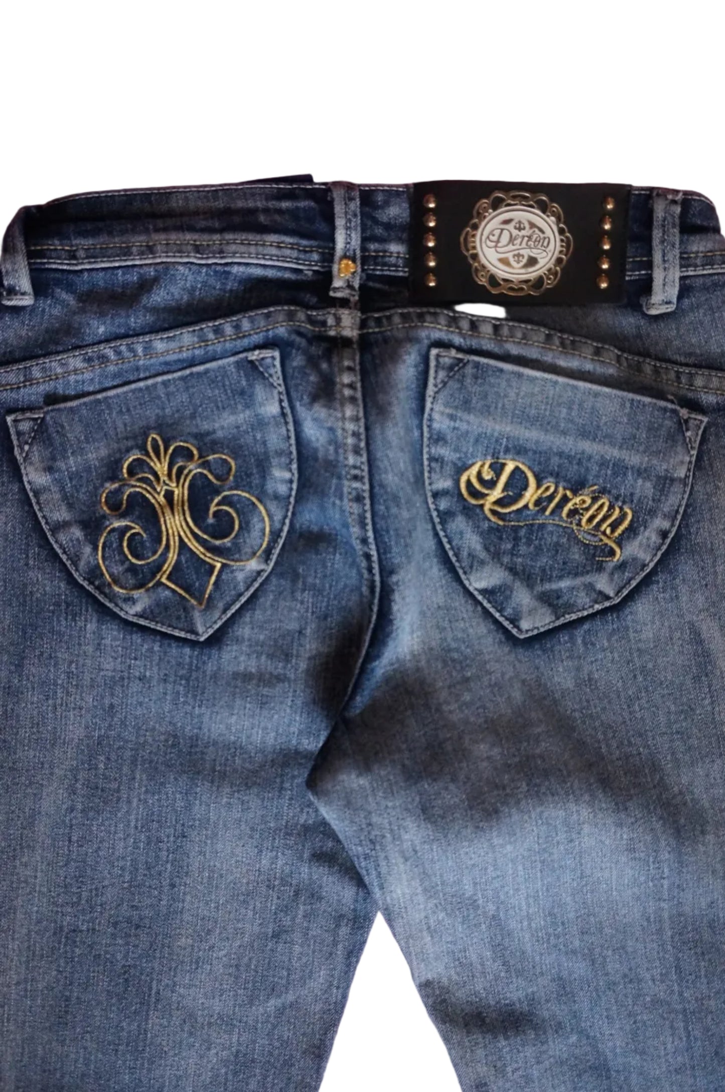 Vintage Light Wash Dereon Skinny Jeans - Size 1/2