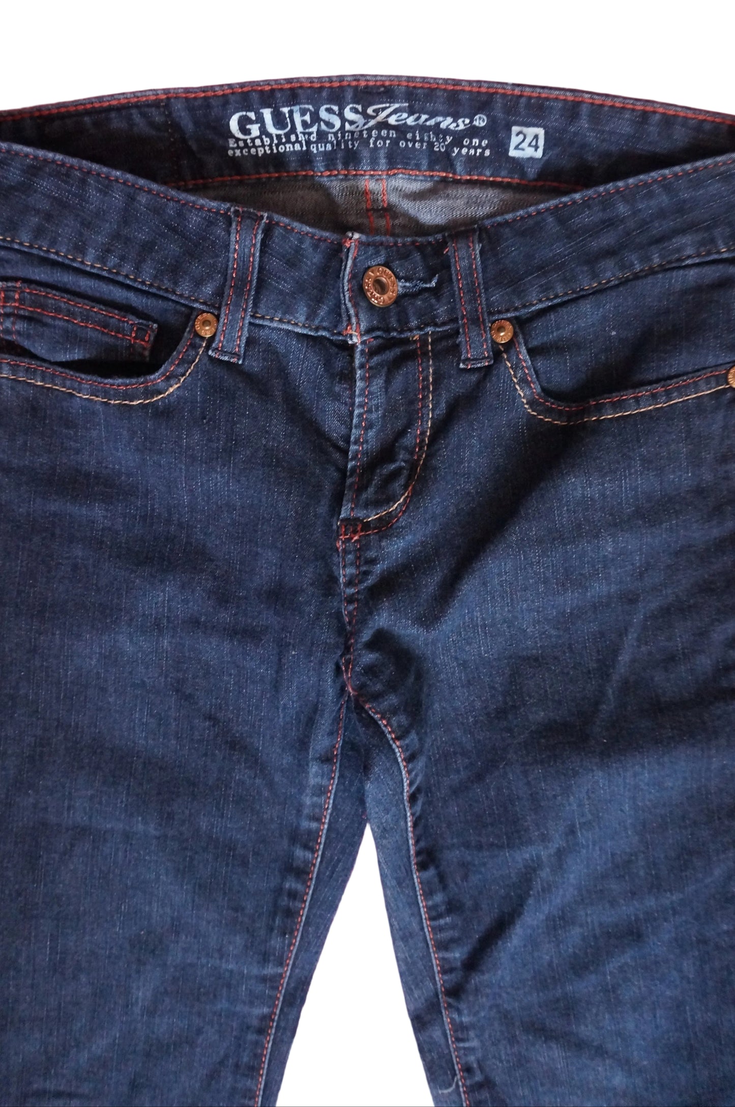 Vintage Guess Ultra Low Rise Flaew Jeans - Size 1