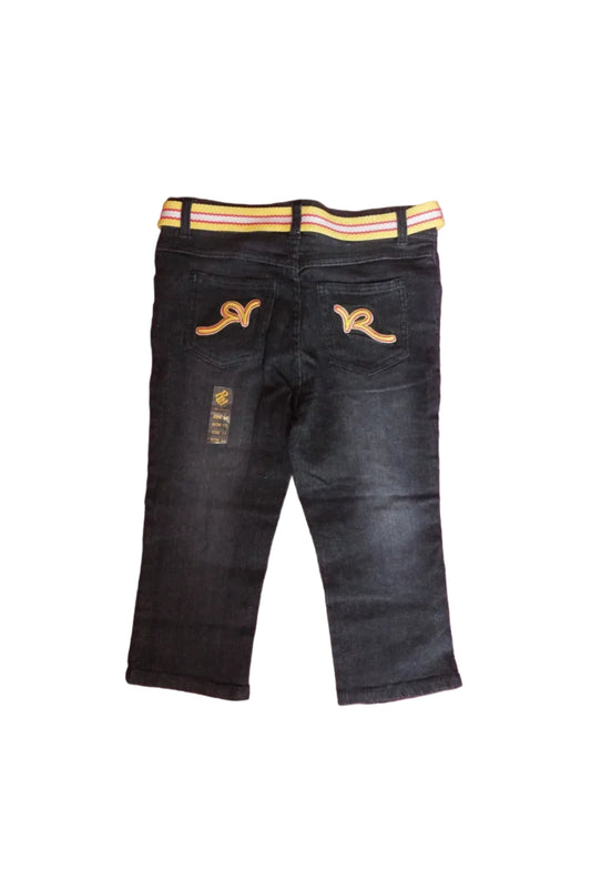 Vintage Black Mid Rise Rocawear Capris - Size 1