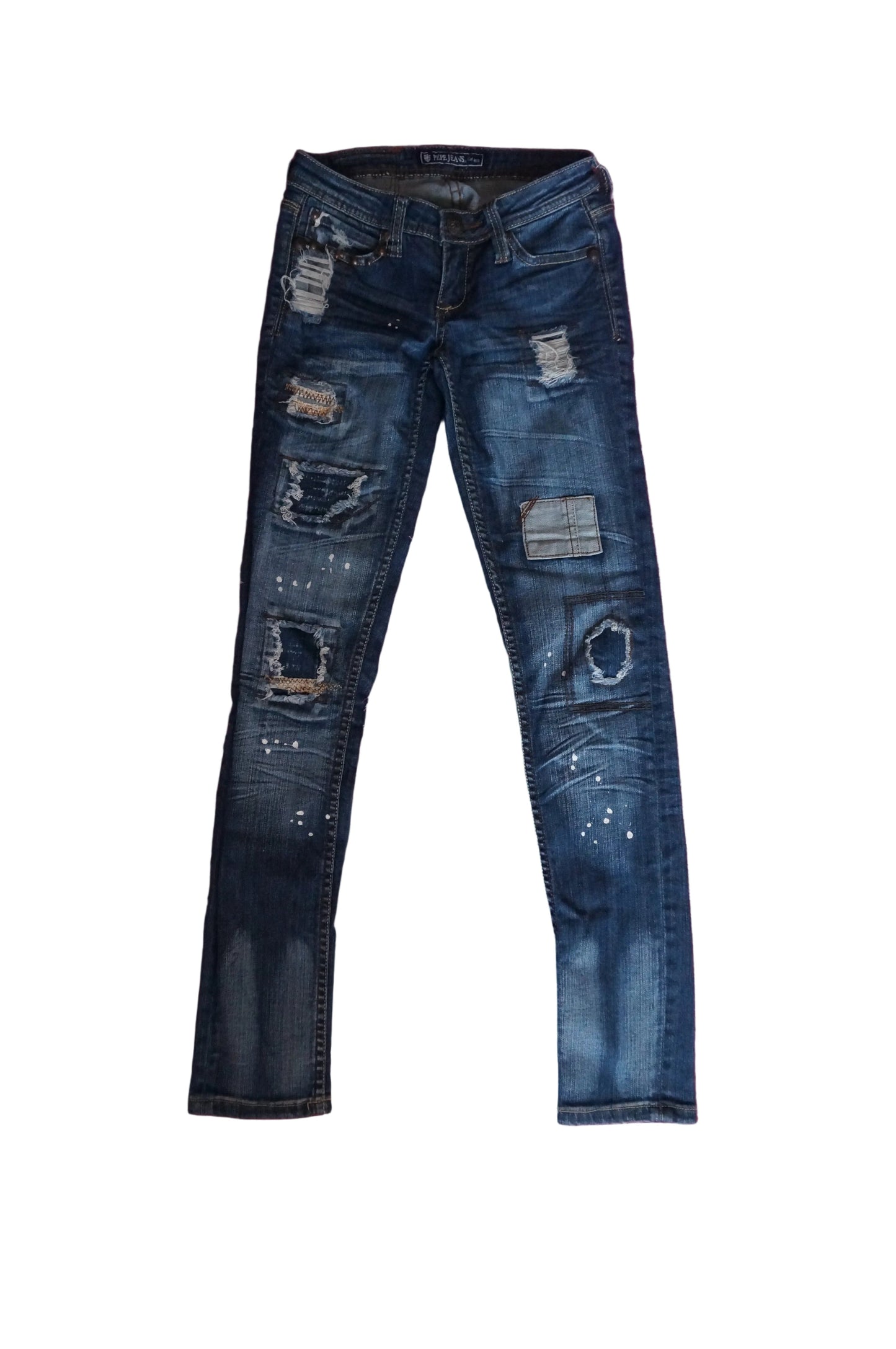 Vintage Pepe Jeans London Low Rise Skinny Jeans - Size 2