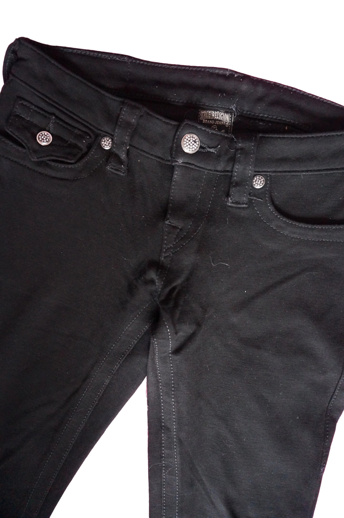 Vintage True Religion Black Low Rise Jeggings - Size 3