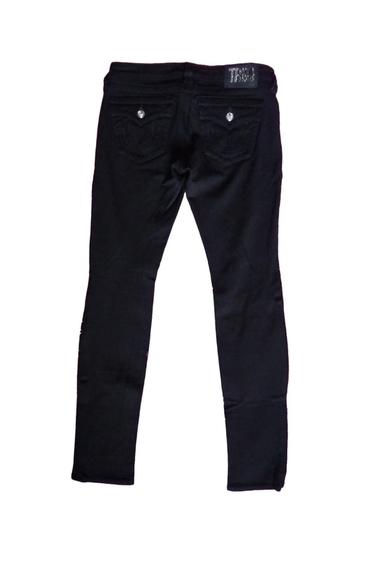 Vintage True Religion Black Low Rise Jeggings - Size 3