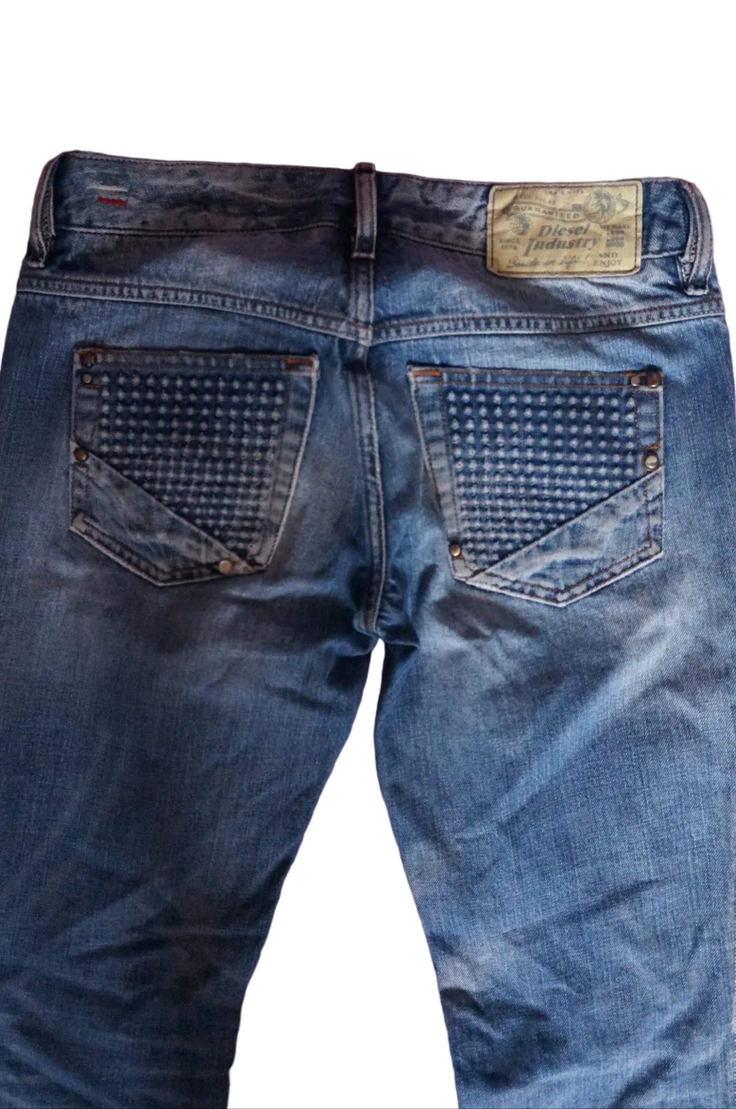 Vintage Diesel Mid Rise Straight Leg Jeans - Size 3