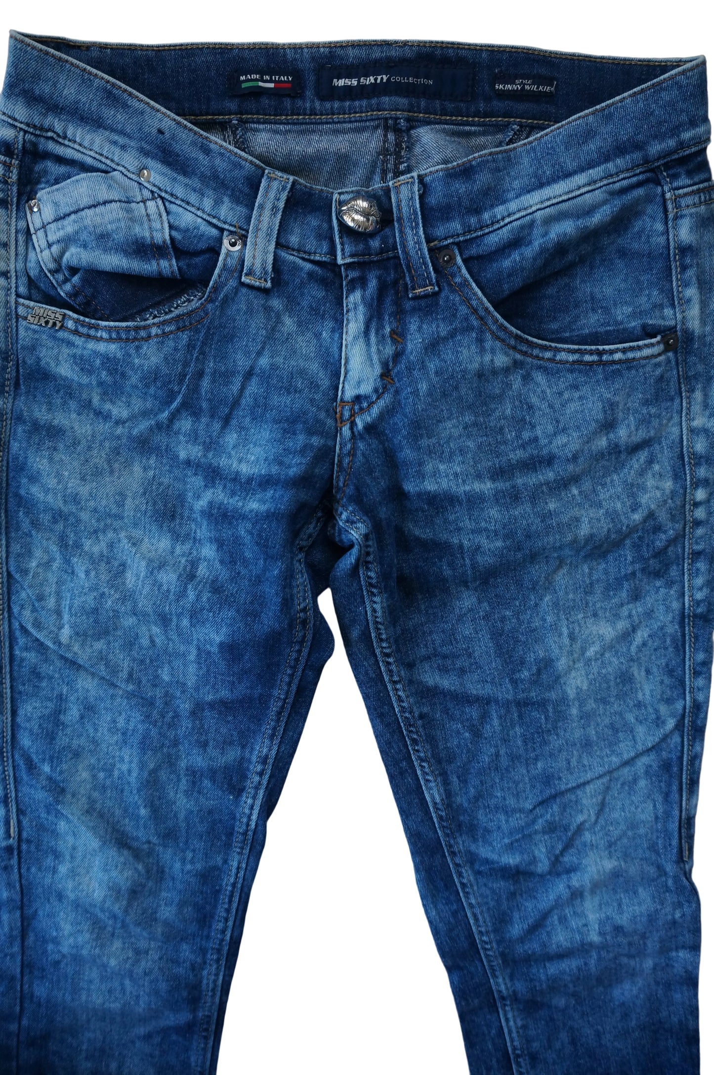 Vintage Miss Sixty Low Rise Skinny Jeans - Size 4