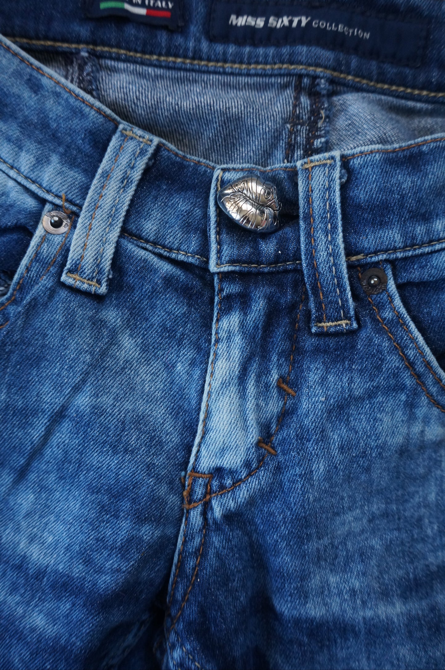 Vintage Miss Sixty Low Rise Skinny Jeans - Size 4
