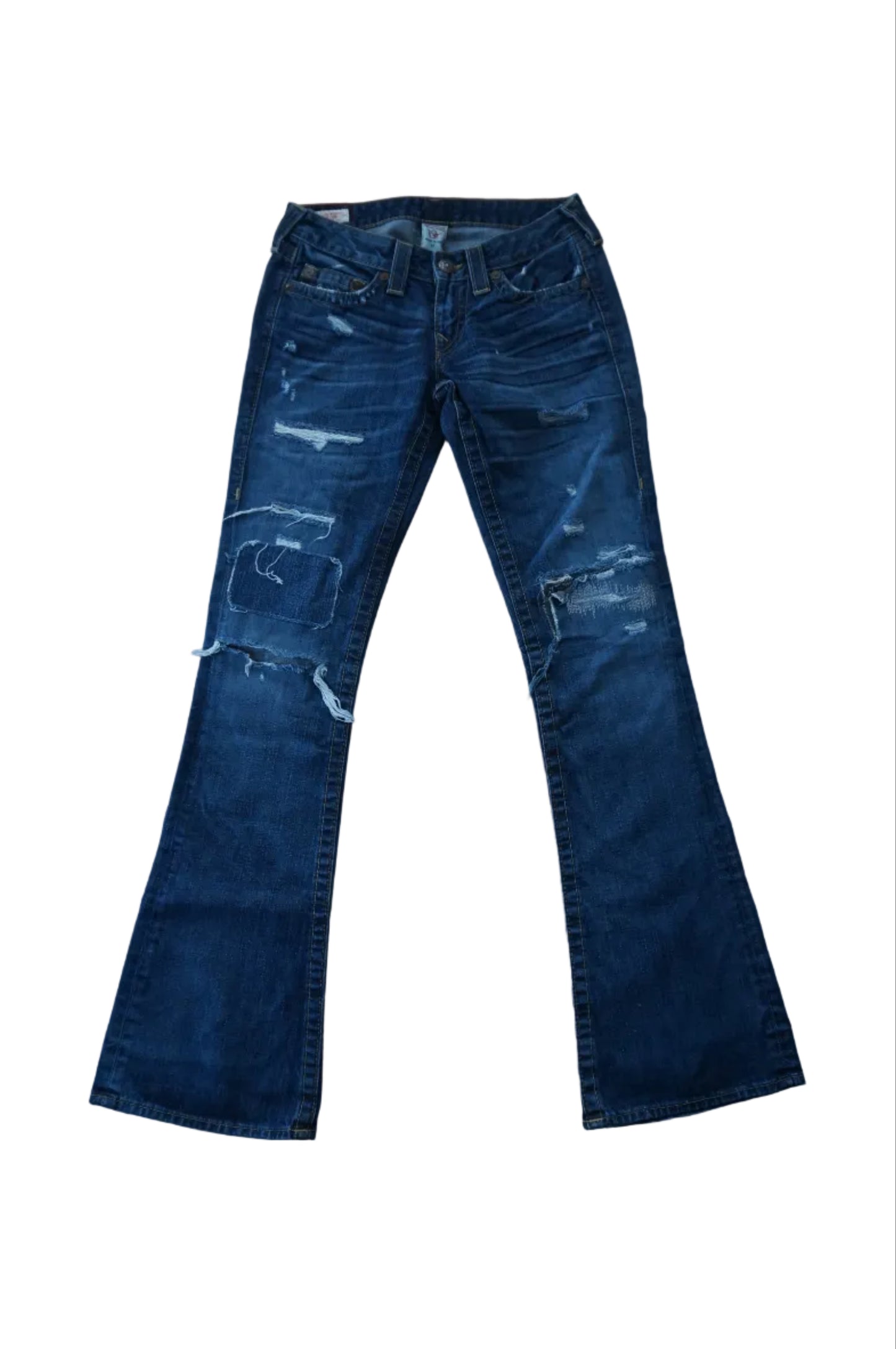 Vintage True Religion Low Rise Flare Jeans - Size 4