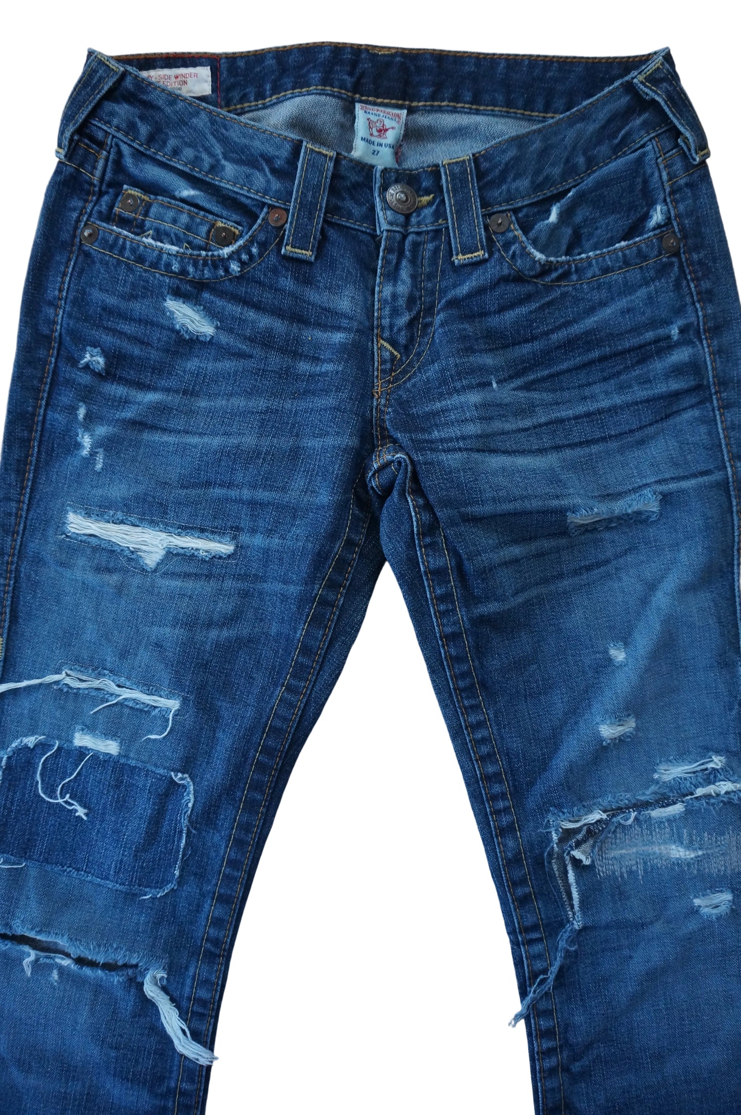 Vintage True Religion Low Rise Flare Jeans - Size 4