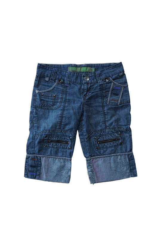Vintage Retro Denim Low Rise Bermuda Shorts - Size 5