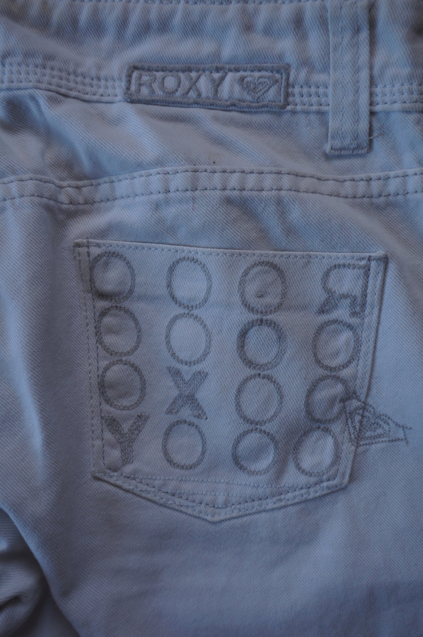 Vintage White Roxy Low Rise Bootcut Jeans - Size 7
