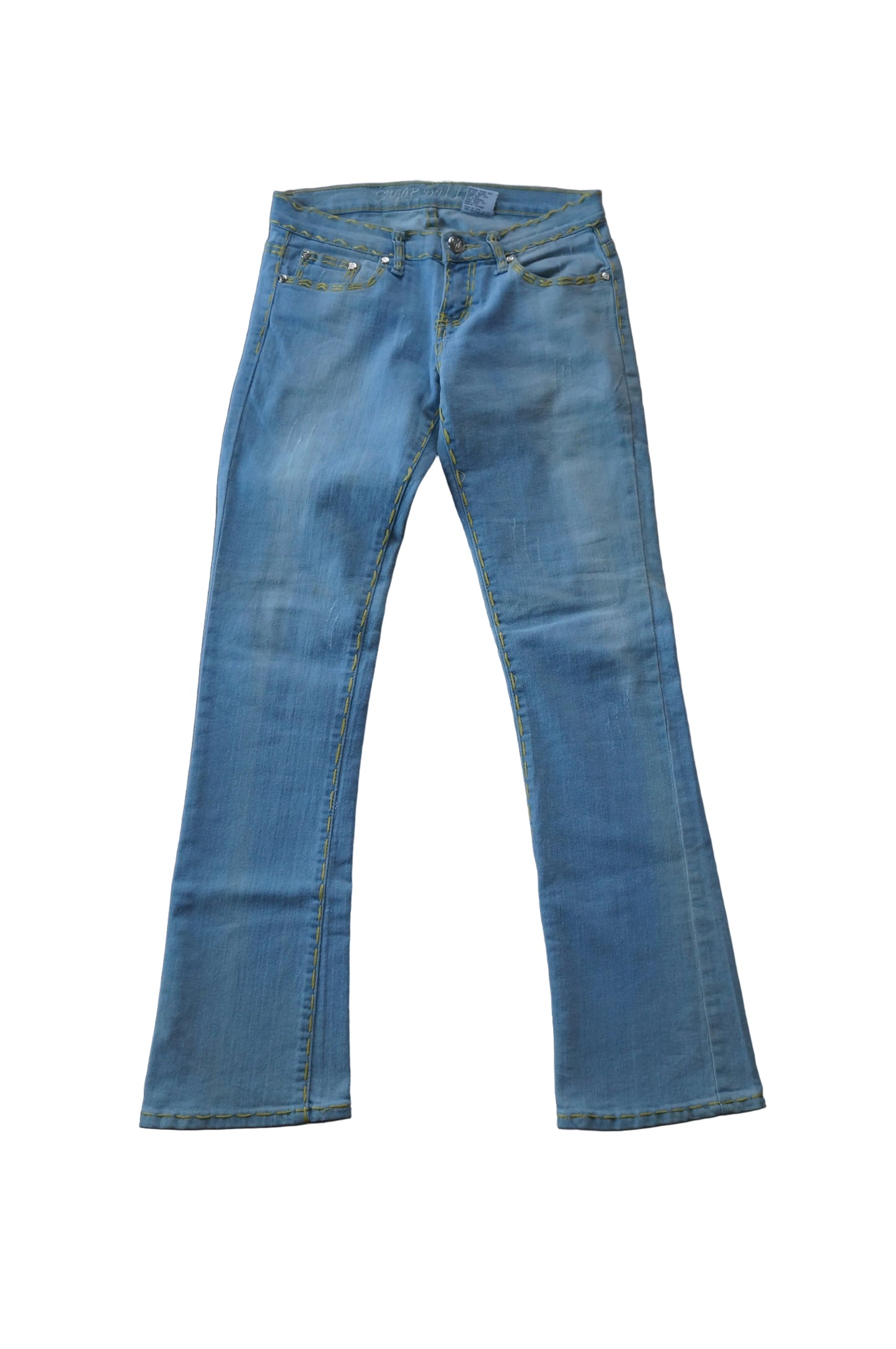 Vintage Sugar Dolls Light Wash Low Rise Jeans - Size 7/8