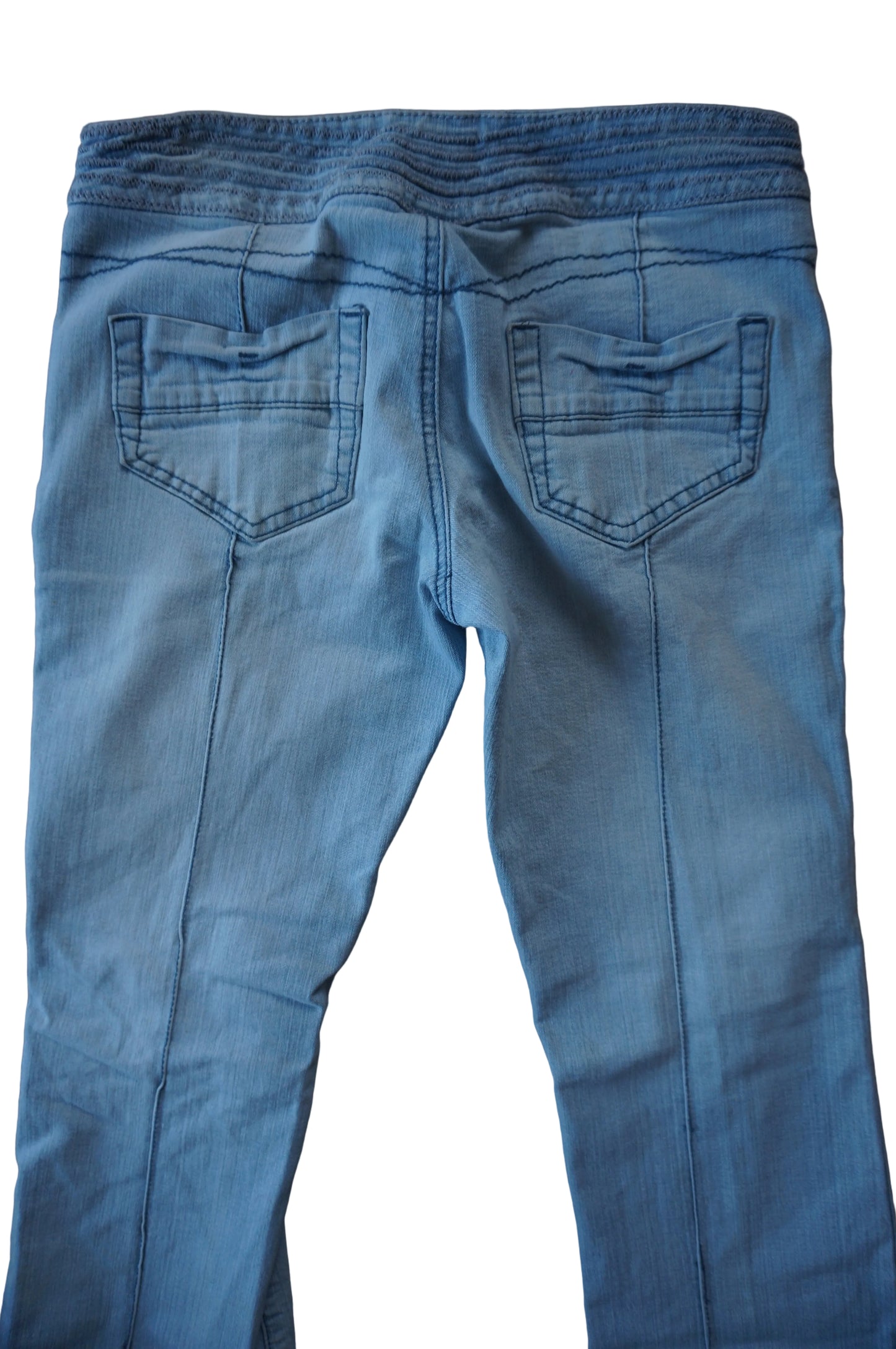 Vintage Foxy Jeans Ultra Low Rise Light Wash Jeans - Size 7